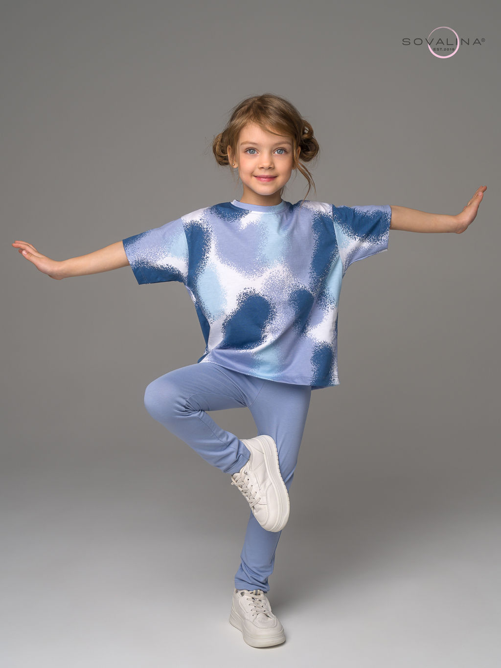 Костюм Мун краска индиго-голубой - Sovalina фото 11