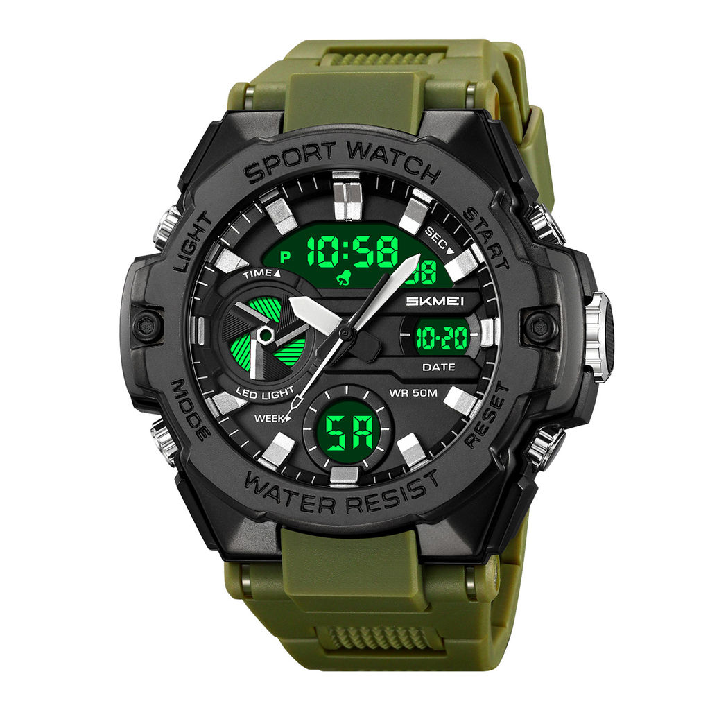 Часы наручные Skmei мужские электронные спортивные 2383green