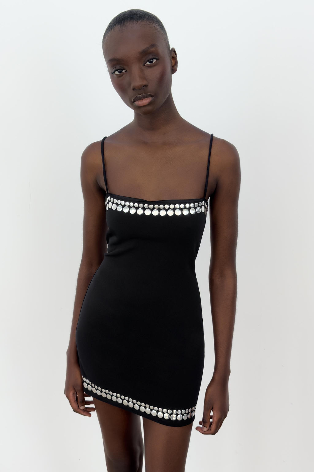 VESTIDO MINI TACHAS / Negro - Zara фото 2