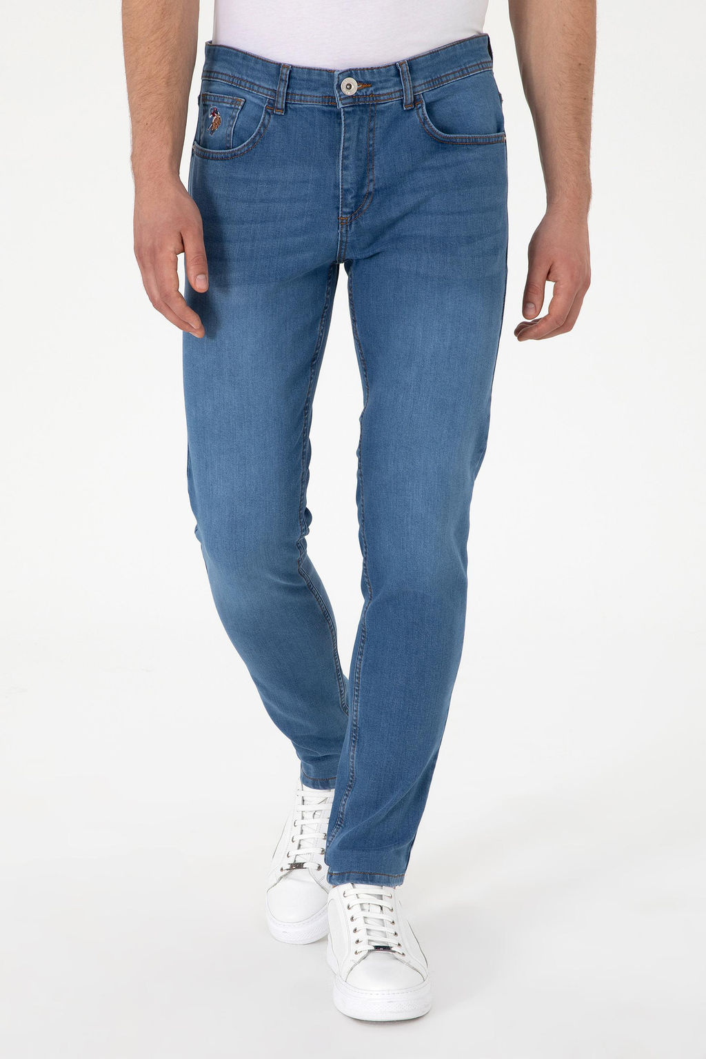 Erkek A__k Mavi Jean Pantolon Sepette S_rpriz _ndirim - U.s. polo assn фото 2