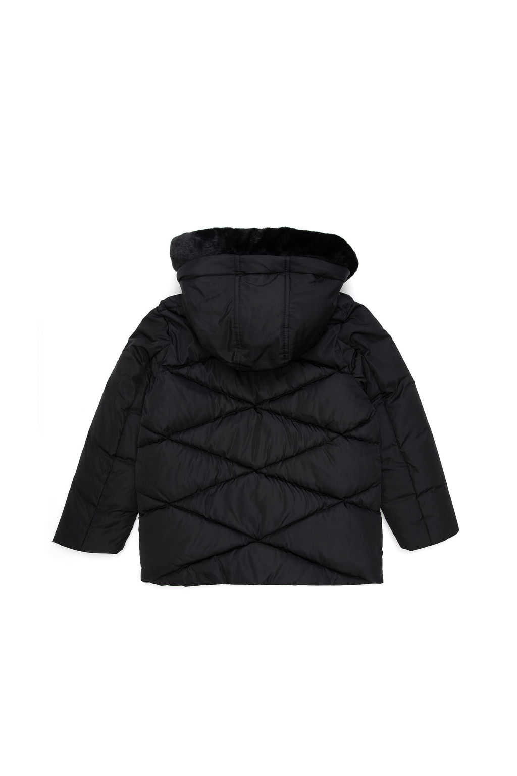 Черное пальто для мальчика - U.s. polo assn фото 2