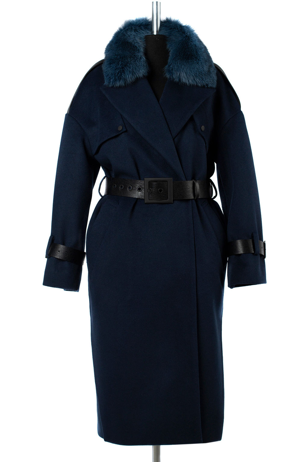 Мех натуральный (песец) Пальто утепленное Термофинн 100 г - El podio фото 10