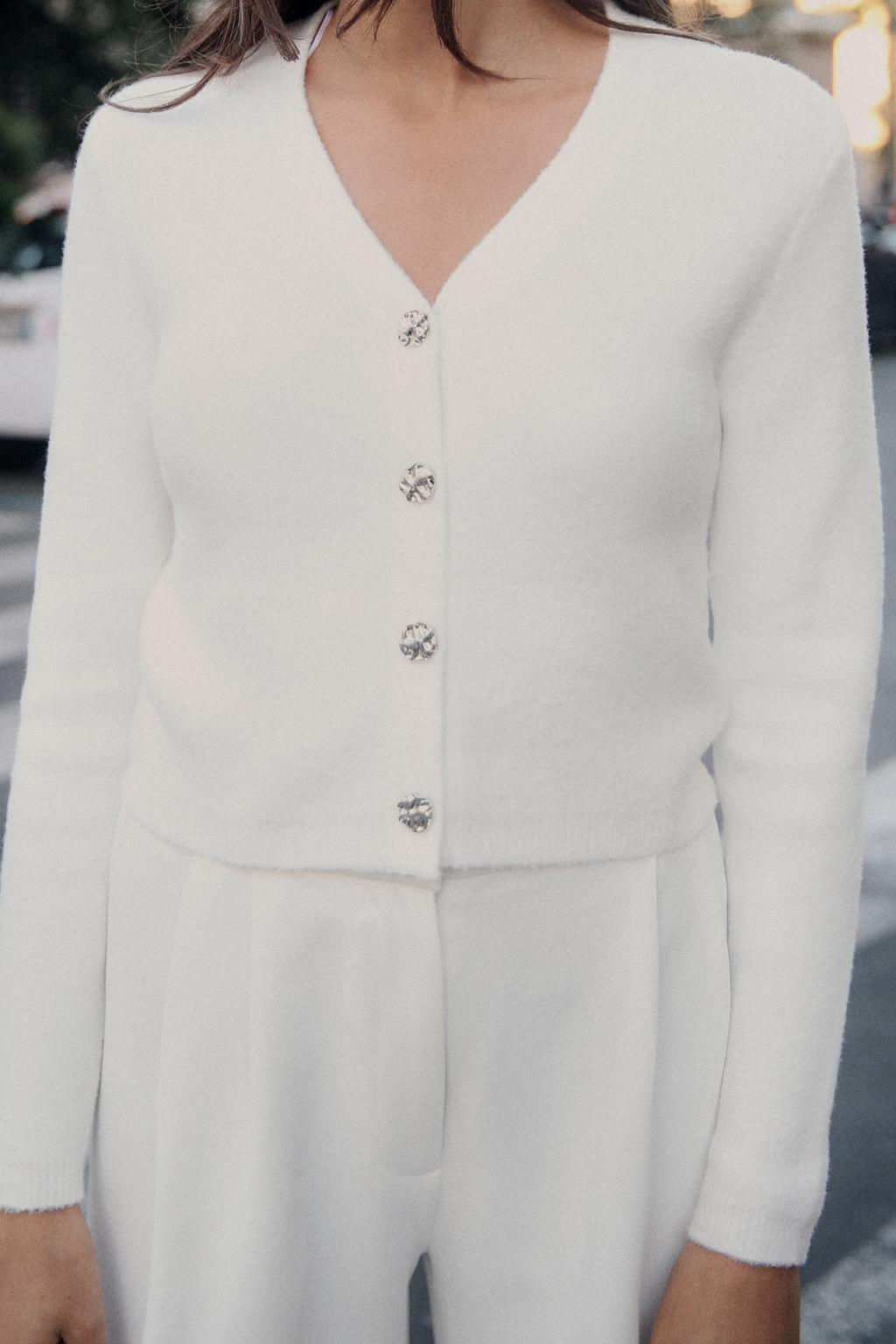 SOFT-TOUCH KNIT CARDIGAN - Zara фото 2