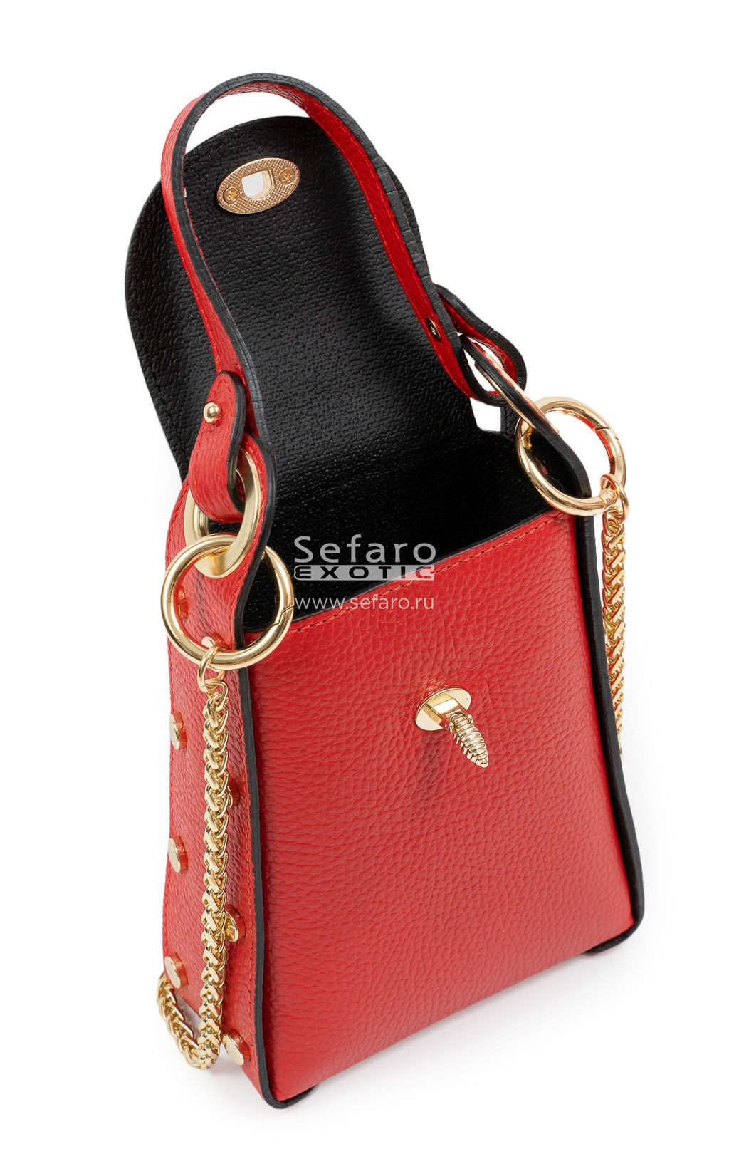 Сумка женская из телячьей кожи