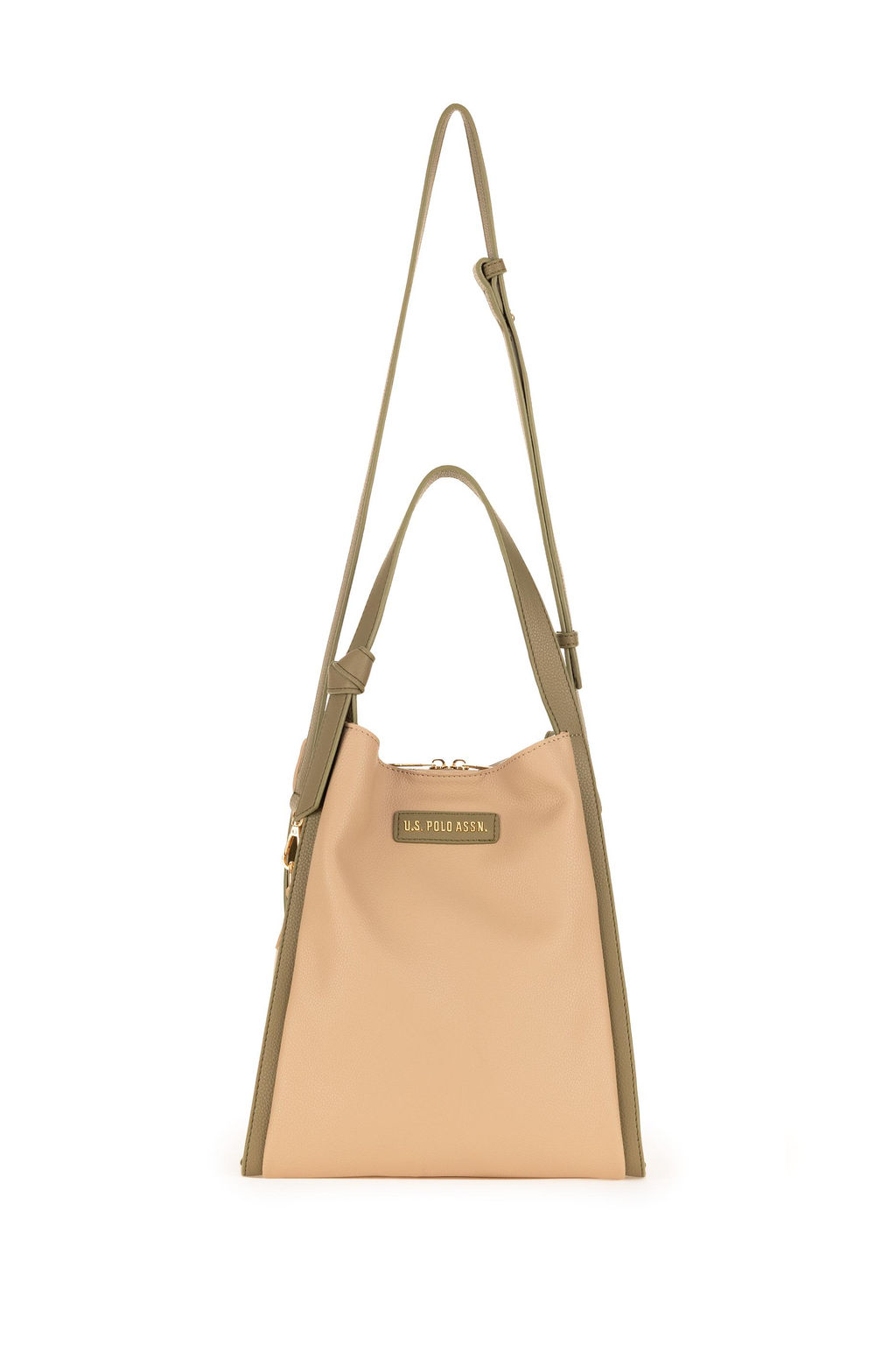 Женская бежевая сумка через плечо Неожиданная скидка в корзине - U.s. polo assn фото 6
