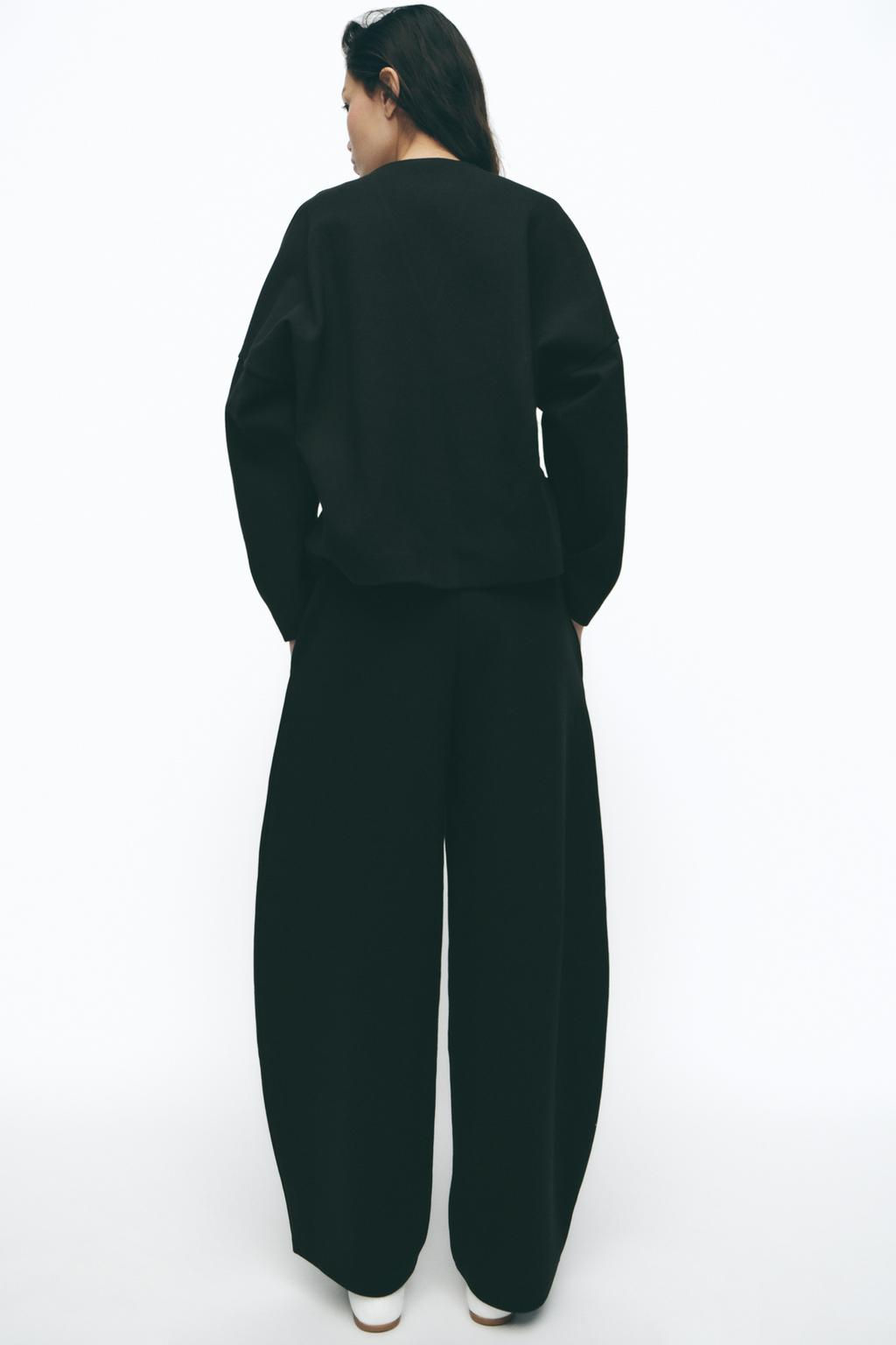 INTERLOCK BALLOON TROUSERS - Zara фото 6