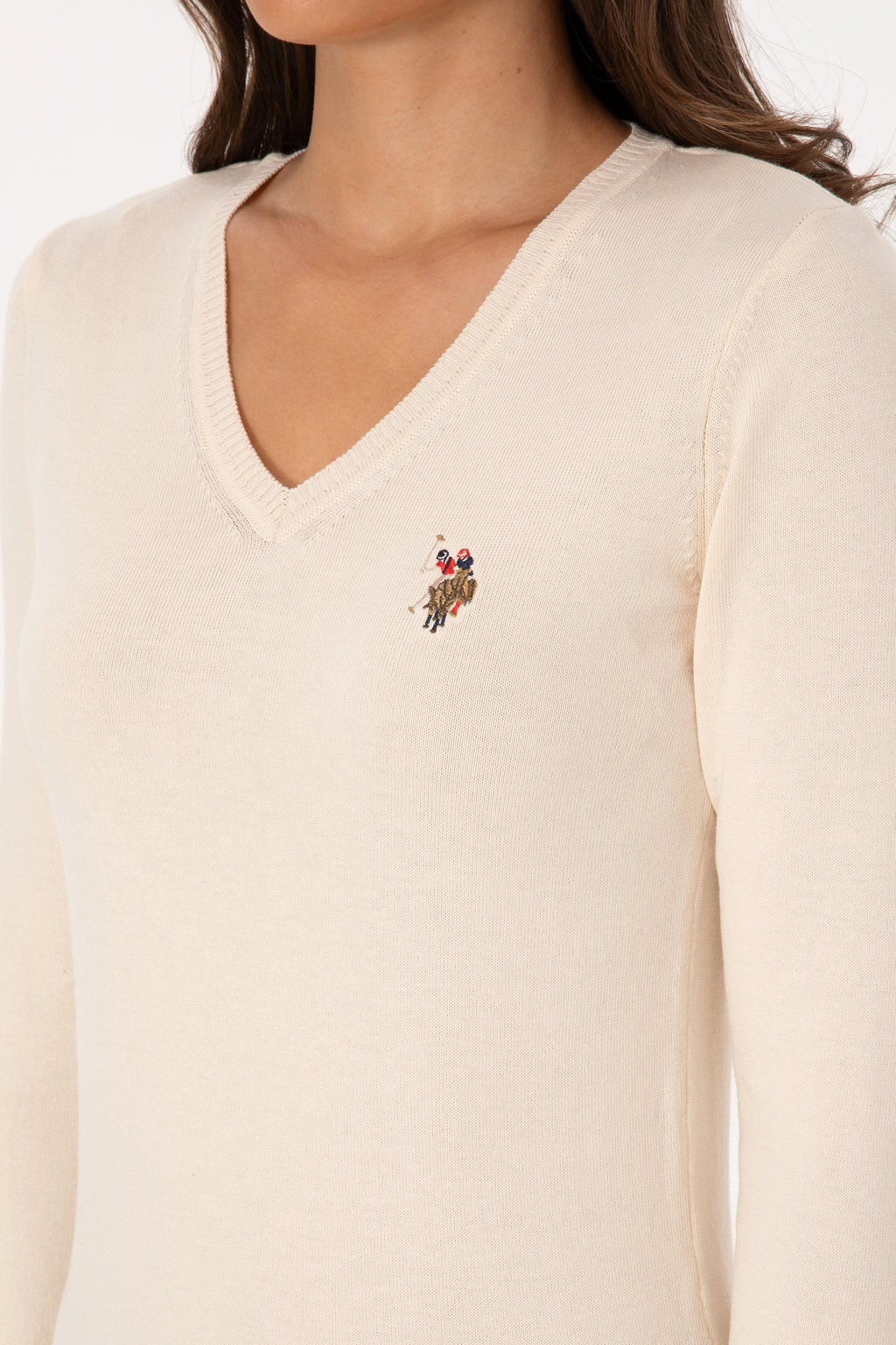 Kad_n Krem Basic Kazak Sepette S_rpriz _ndirim - U.s. polo assn фото 7