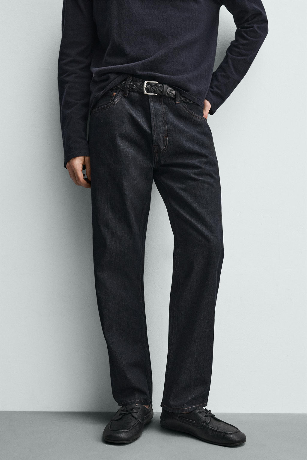 JEANS STRAIGHT FIT / ?ndigo - Zara фото 5