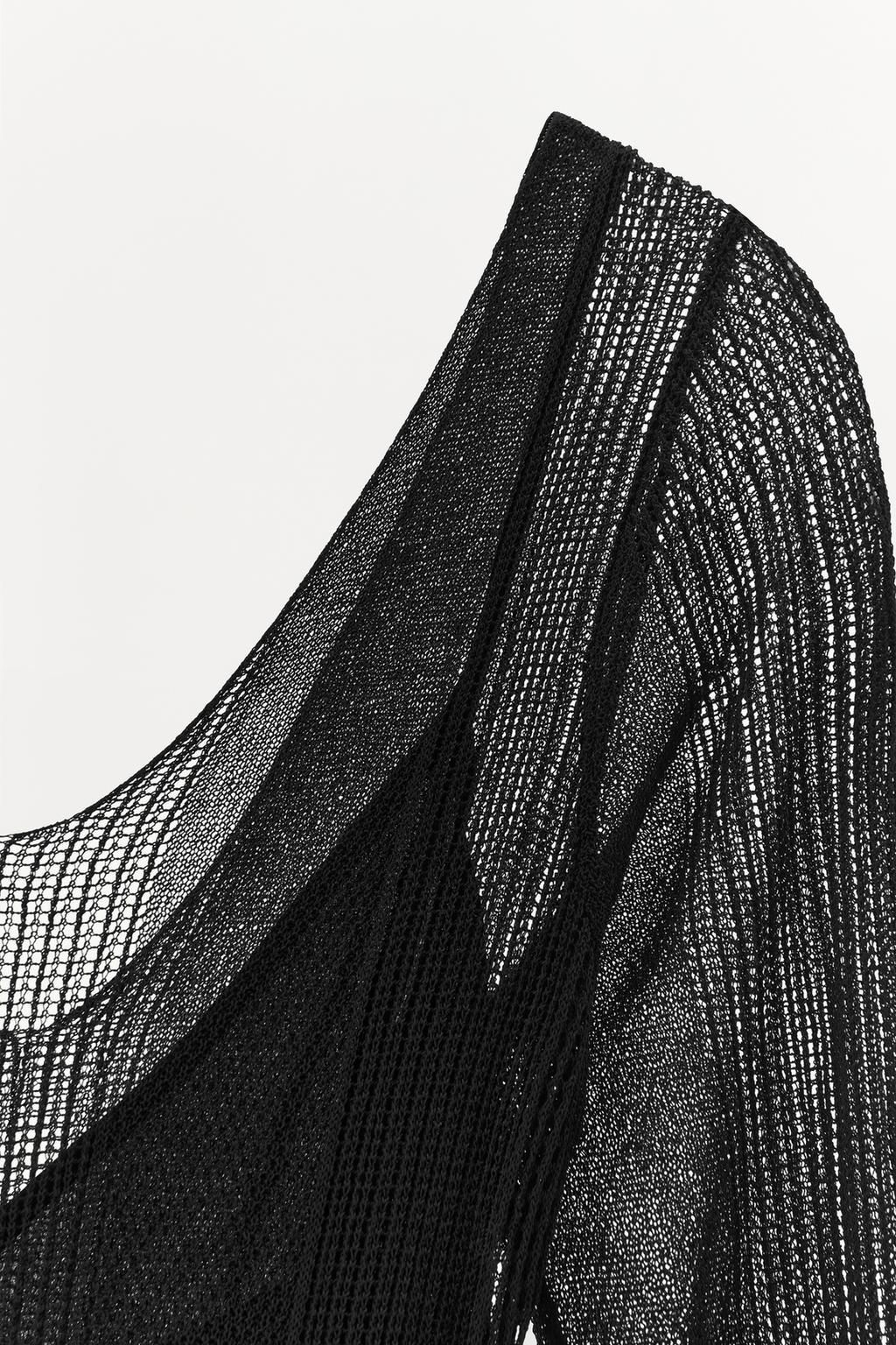 OPEN KNIT DRESS - Zara фото 7