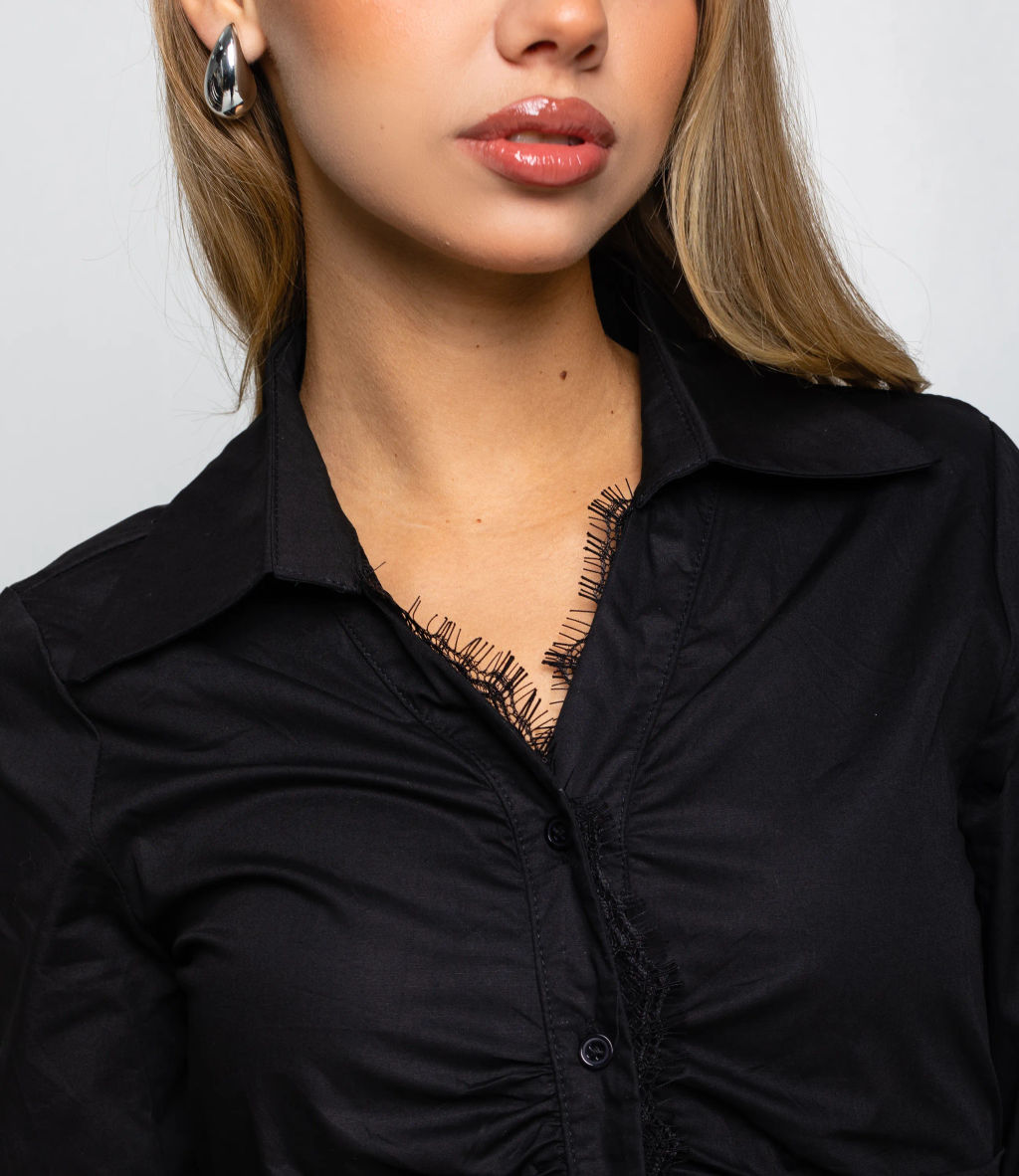 Блуза #КТ2695 (1), чёрный