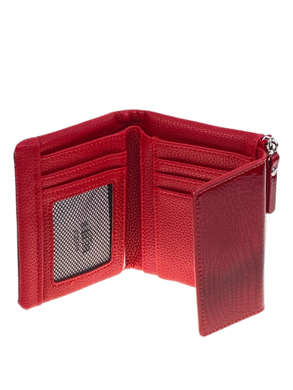 Женское портмоне из искусственной кожи, цвет красный - Greta фото 2