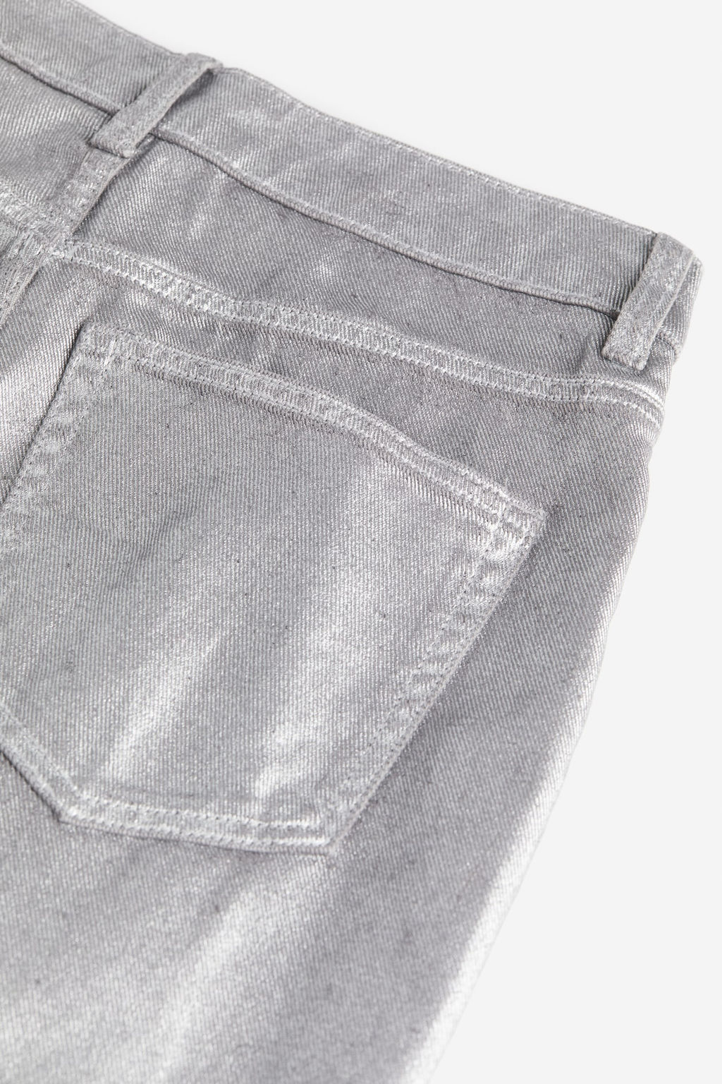 Coated Straight High Jeans - H&m фото 2