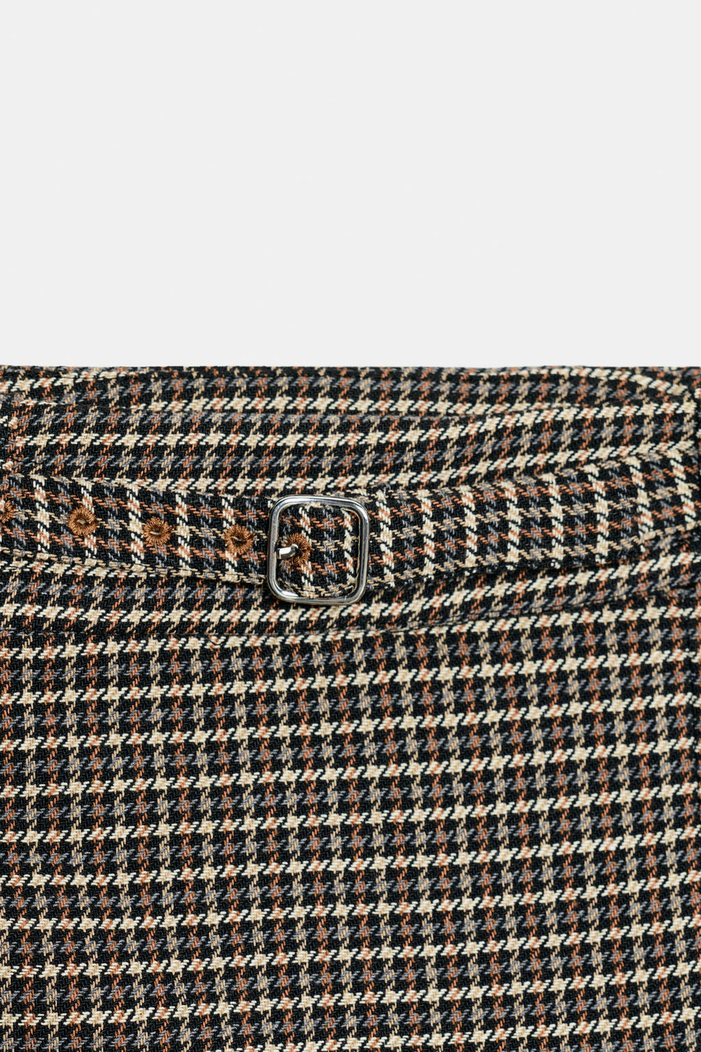 HOUNDSTOOTH SKORT WITH BELT - Zara фото 10