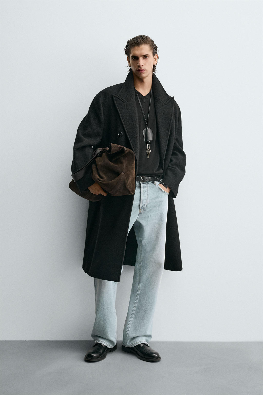 BOUCLE TEXTURED WOOL COAT - Zara фото 16