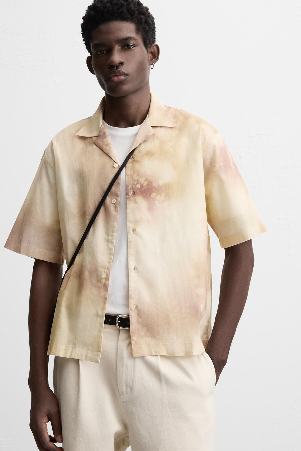 ABSTRACT PRINT SHIRT - Zara фото 5