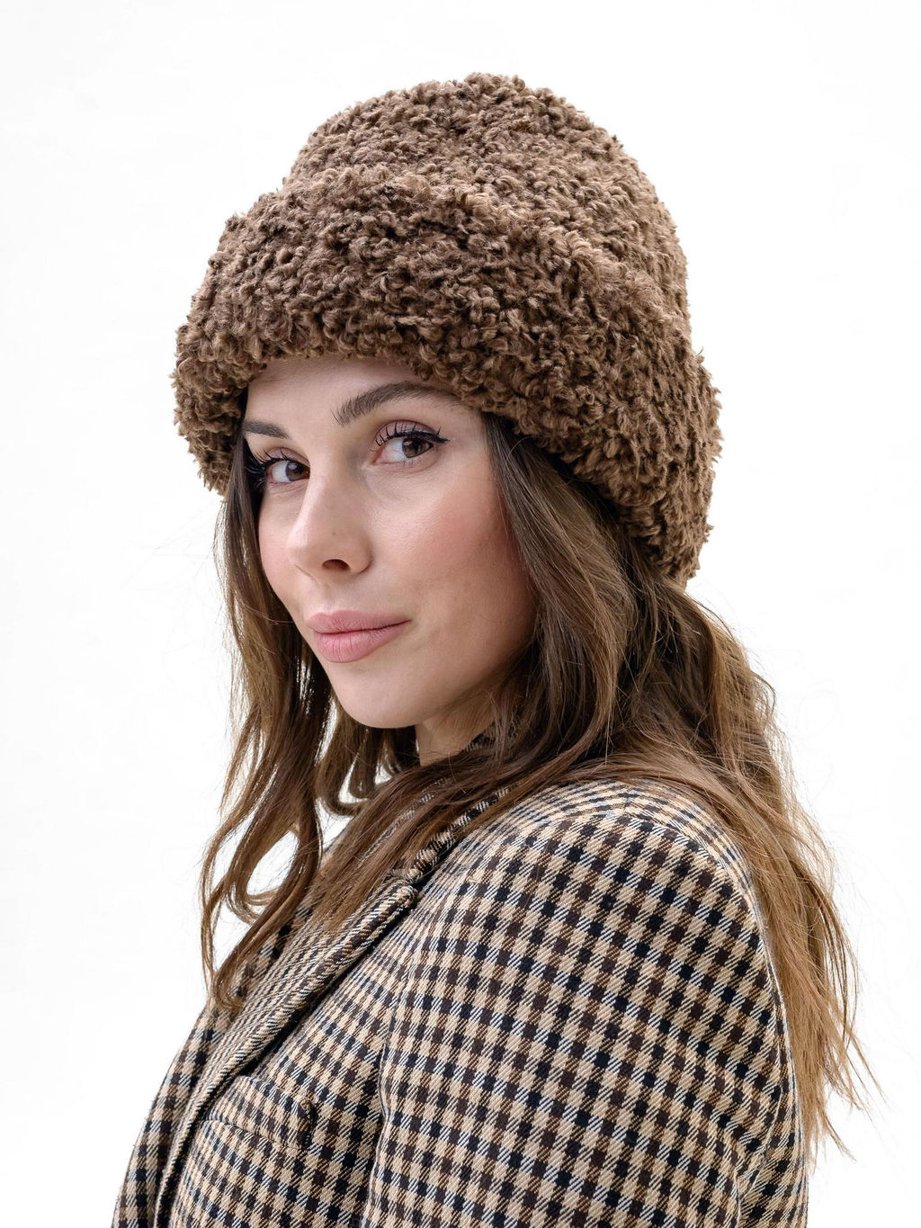 П26-171 Пилотка Тедди коричневая