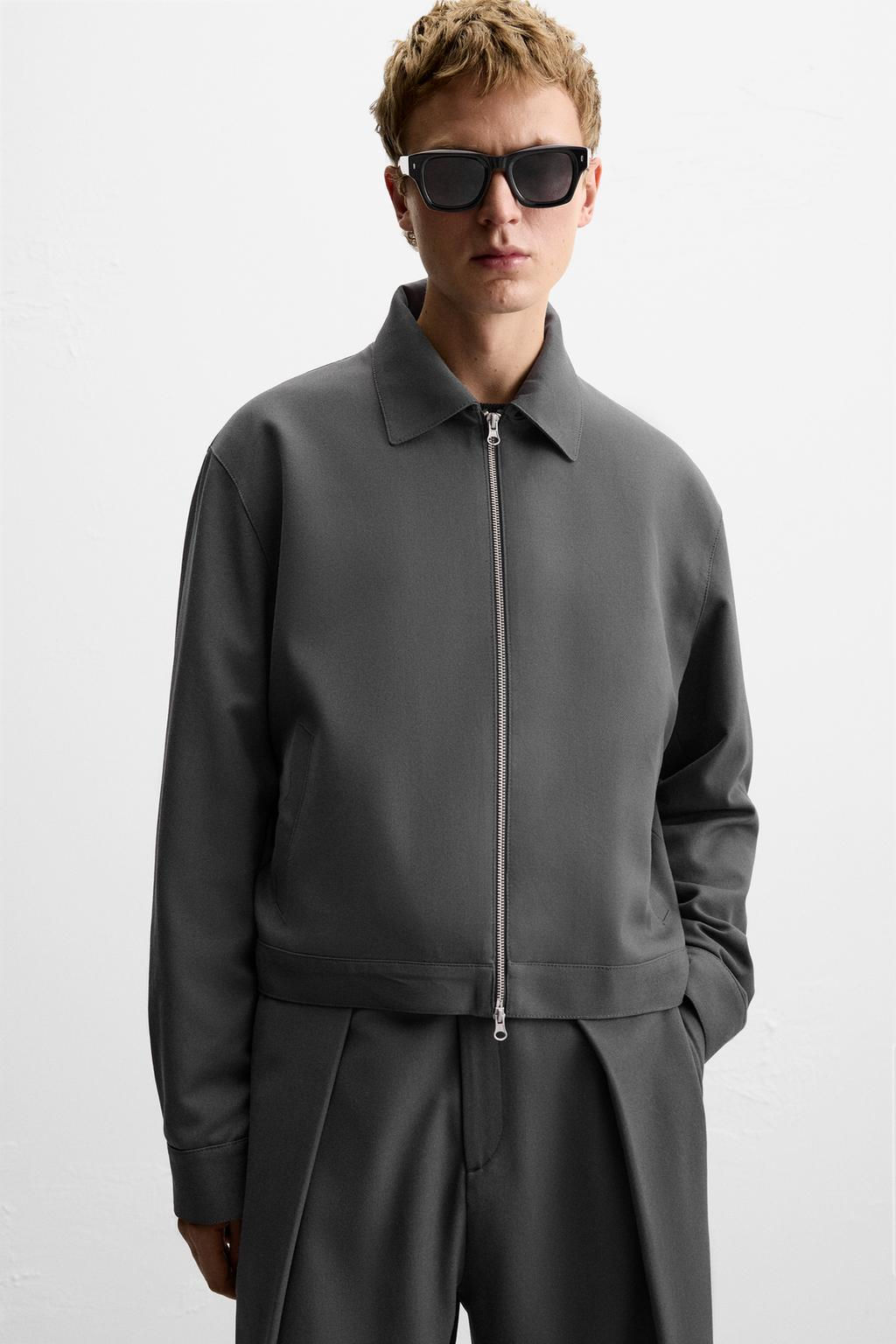 CROPPED FIT JACKET - Zara фото 14