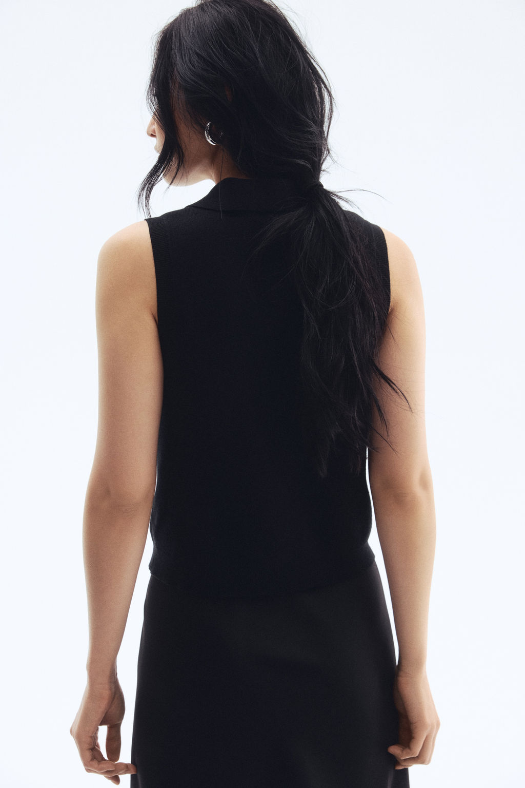 Su?ter sin mangas con cuello camisero - H&m фото 8