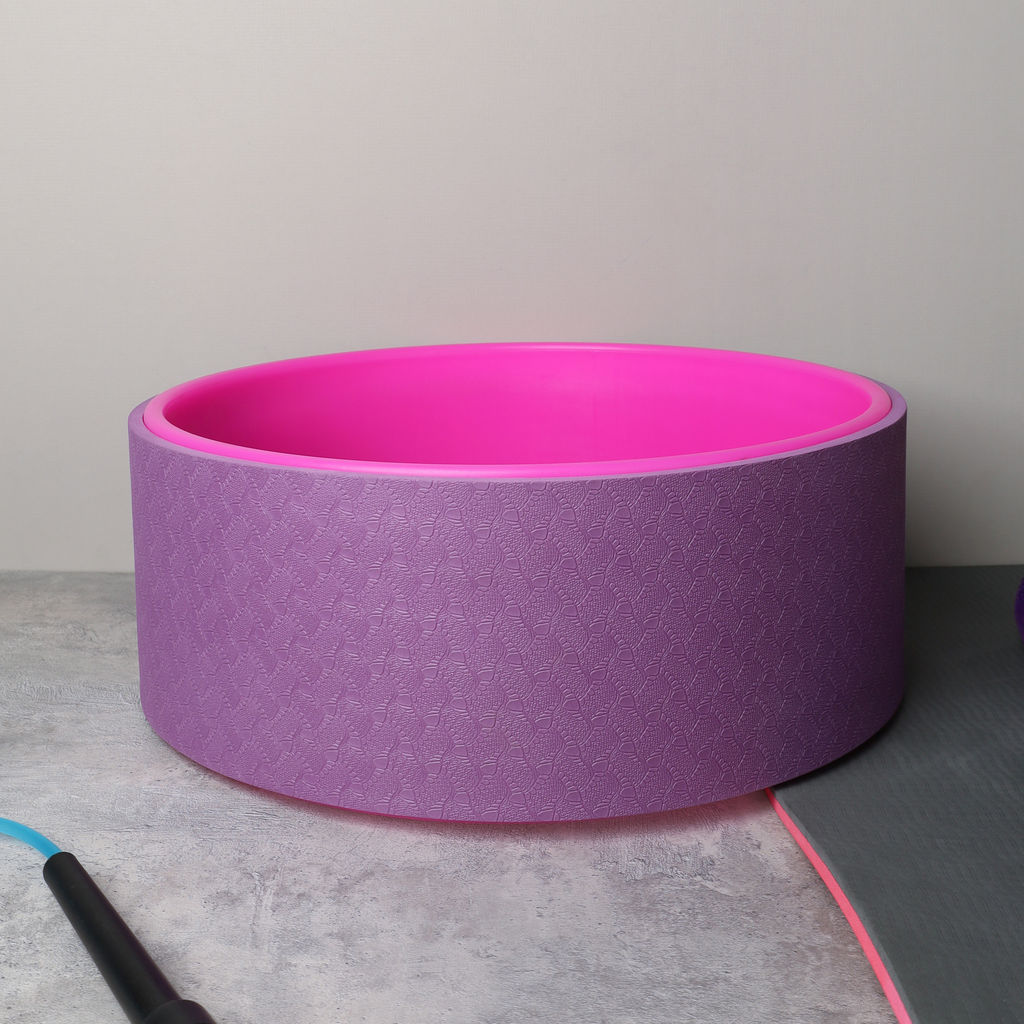 Колесо для йоги и пилатеса 32Х12 / YW32-PP / фиолетовый-розовый / уп10 - Галеонтрейд фото 8