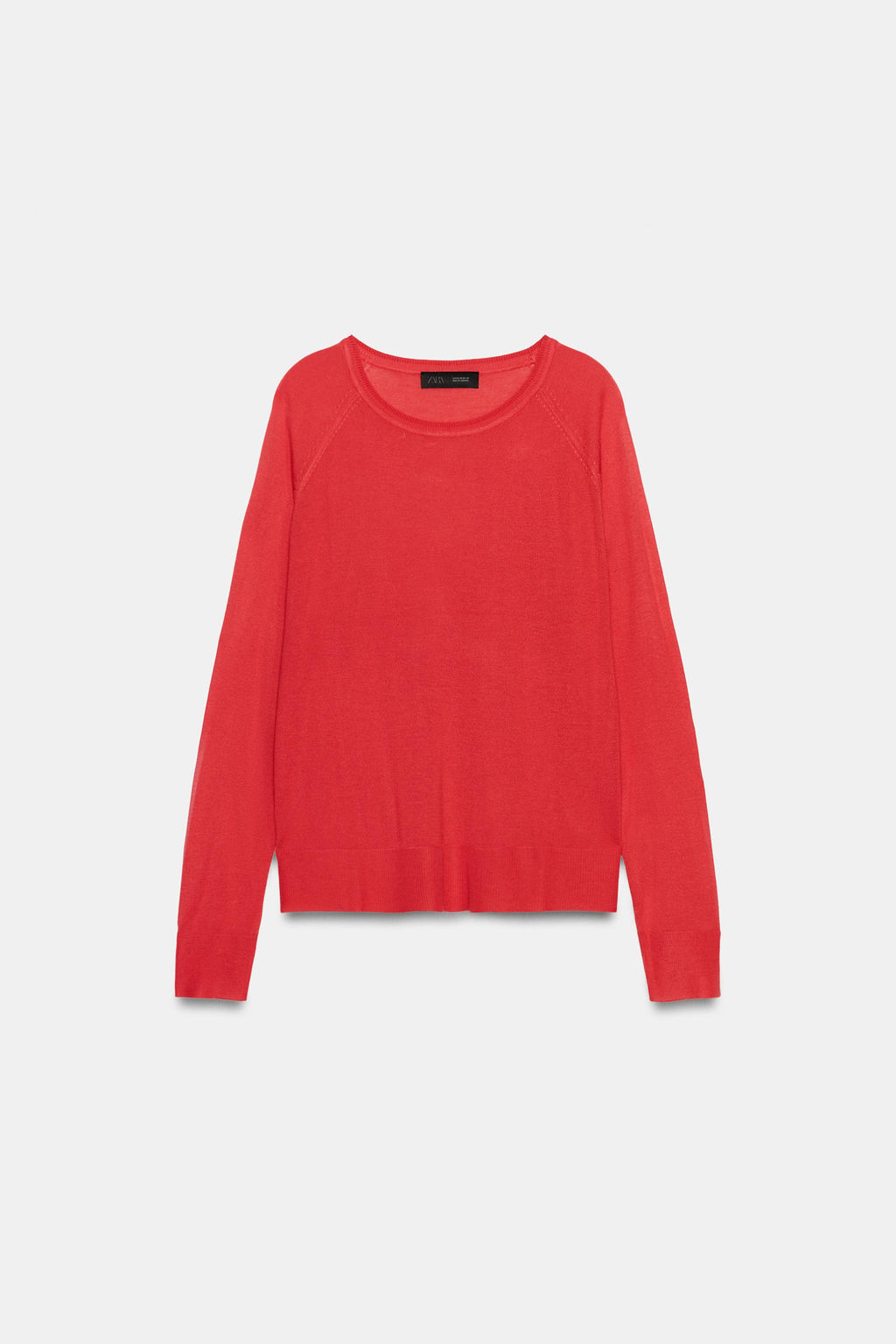 JERSEY B?SICO PUNTO FINO / Rojo / Coral - Zara фото 5