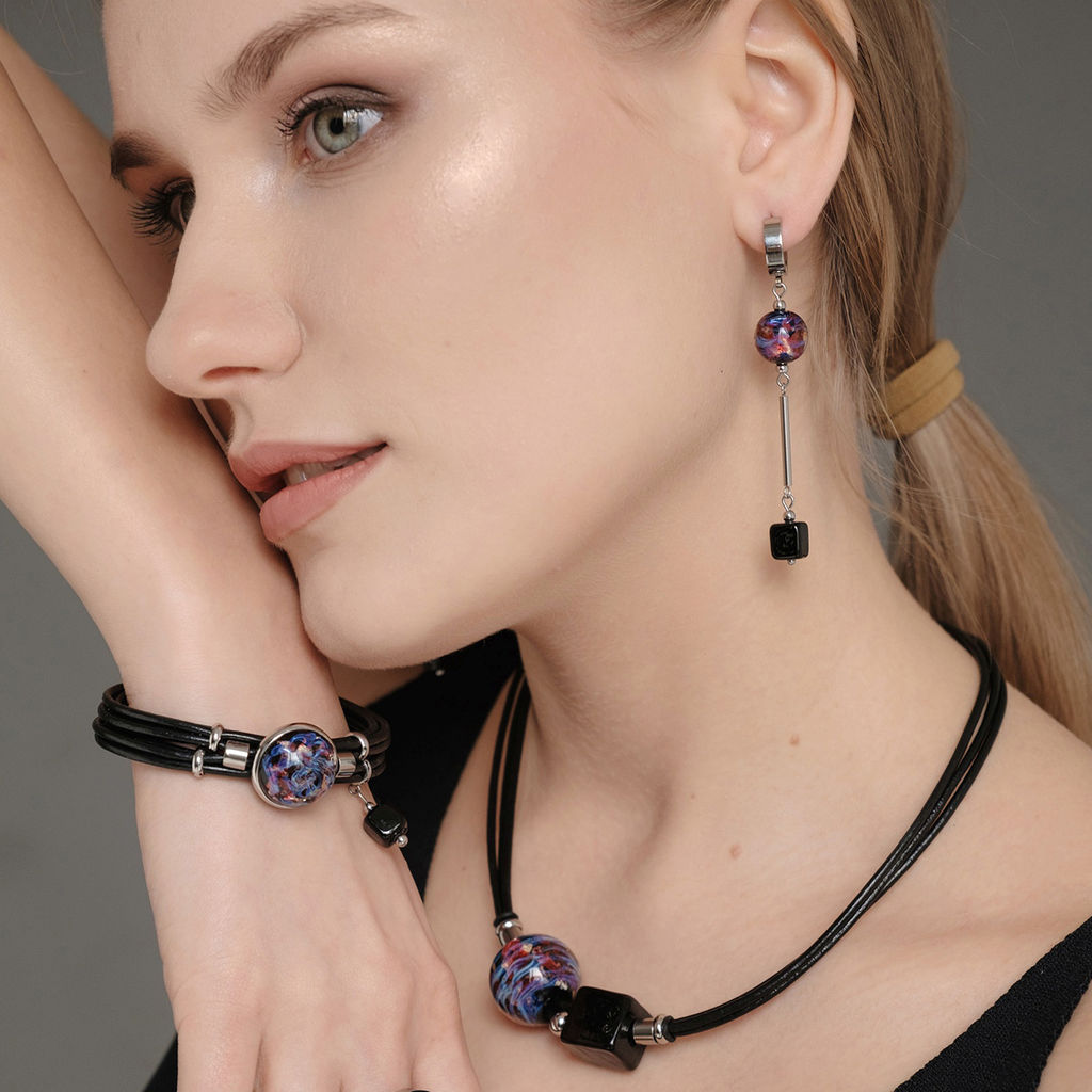 Серьги из муранского стекла DELIGHT LS3136 - Vloes фото 3