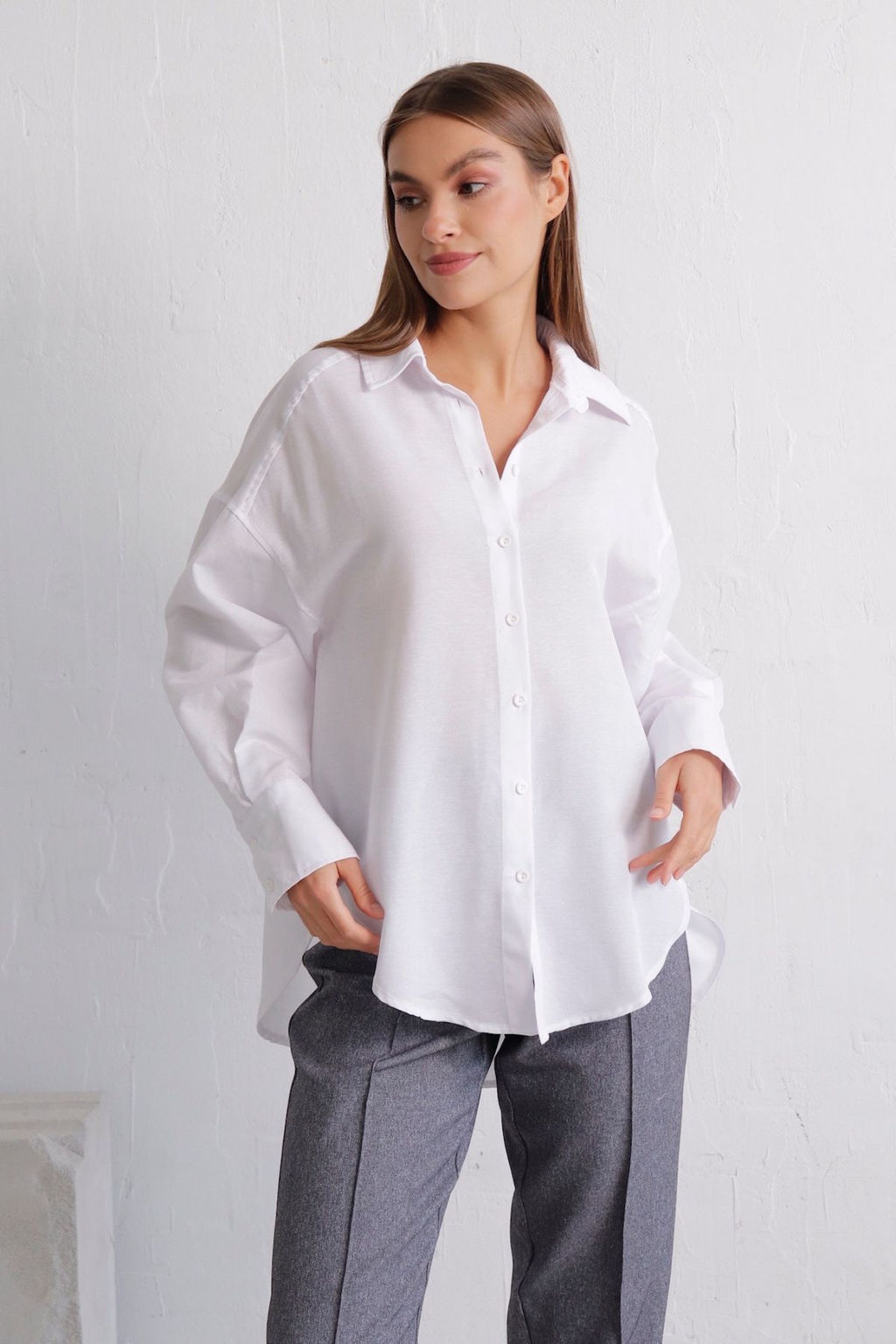 11630 Рубашка белая - Martichelli фото 46