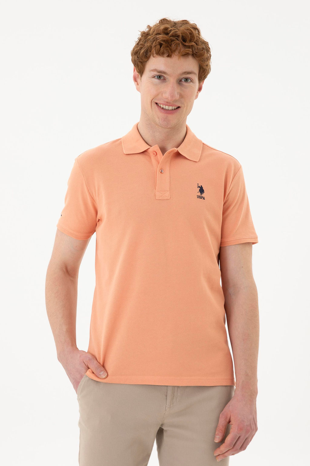 Мужская базовая футболка Salmon Неожиданная скидка в корзине - U.s. polo assn фото 8