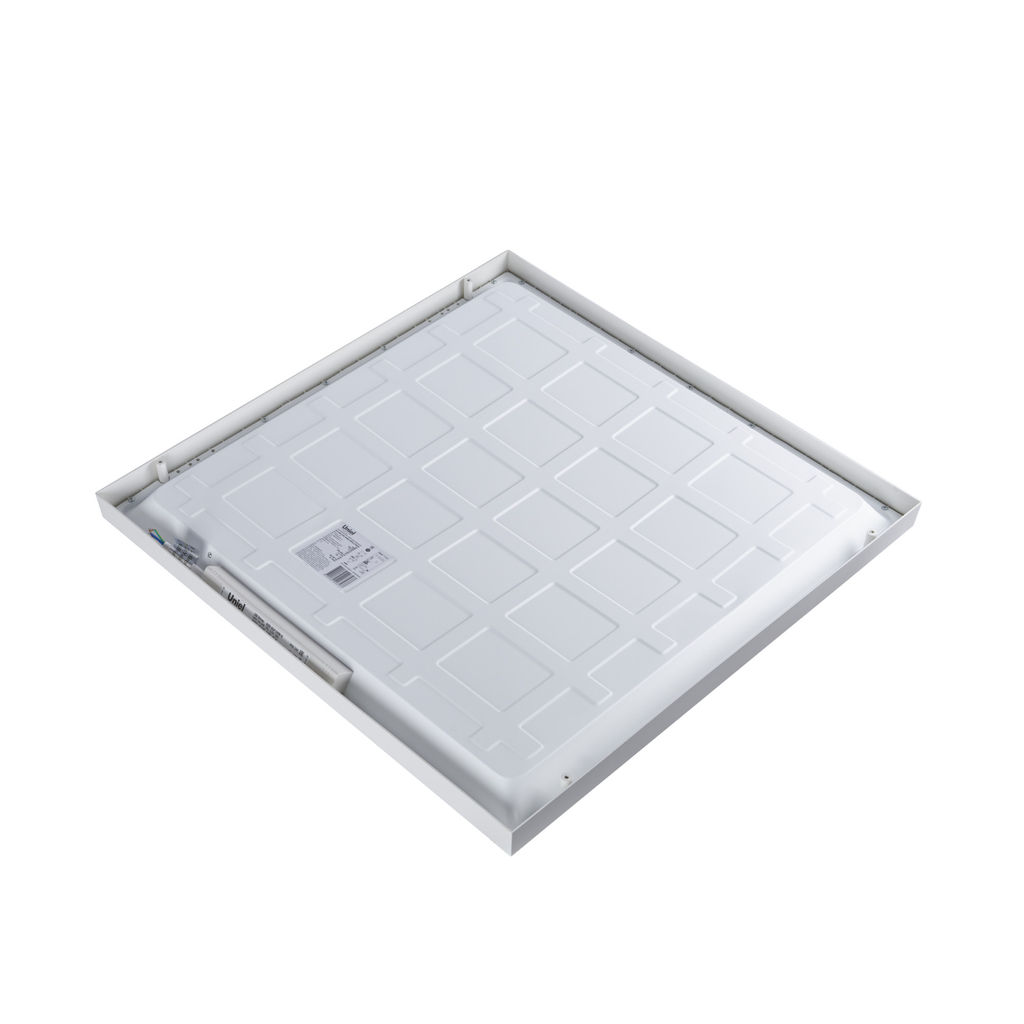 ULP-6060-50W/6500K OFFICE-U WHITE Светильник светодиодный потолочный универсальный. Дневной свет (6500K). Рассеиватель матовый. В комплекте с и/п. Корпус белый. ТМ Uniel