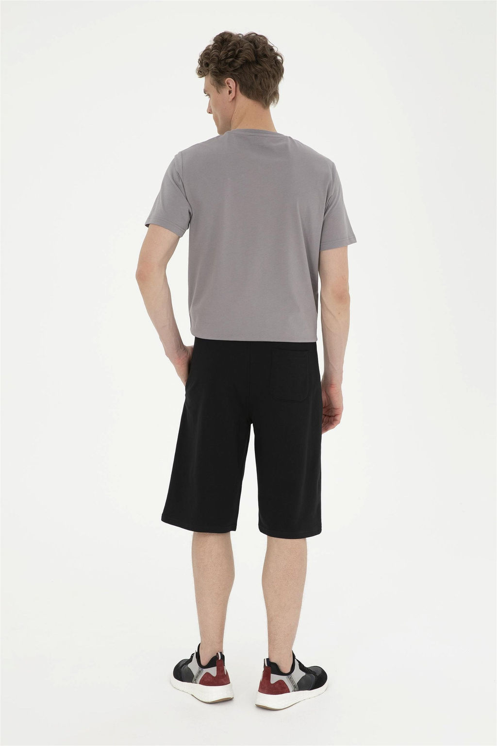 U. S. Polo Assn / Мужские черные трикотажные шорты - U.s. polo assn фото 4