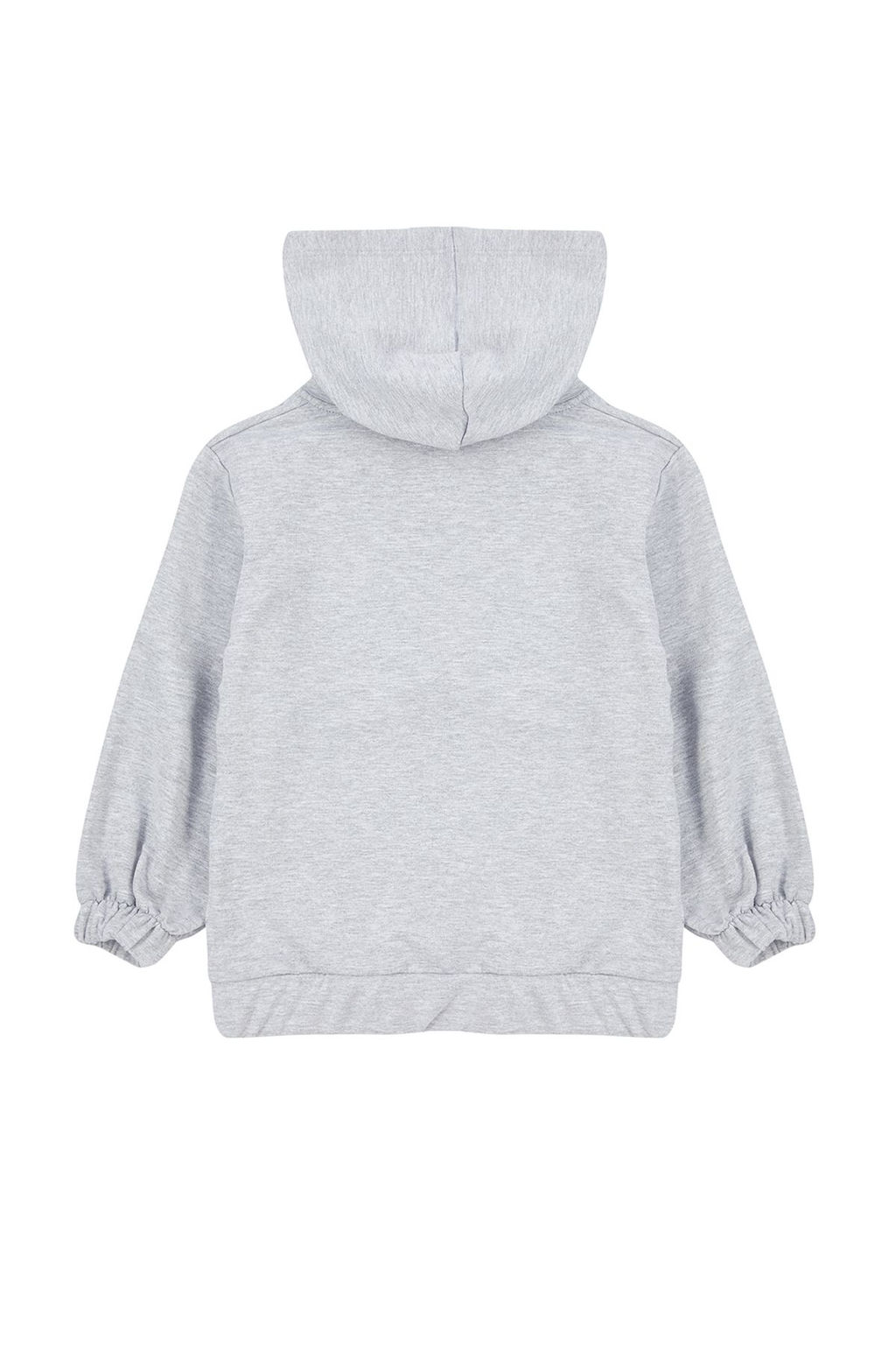 Gri Melanj Unisex Kapusonlu Pamuklu Fermuarl? Orme H?rka TKDAW25HI00001 - Trendyolmilla фото 9