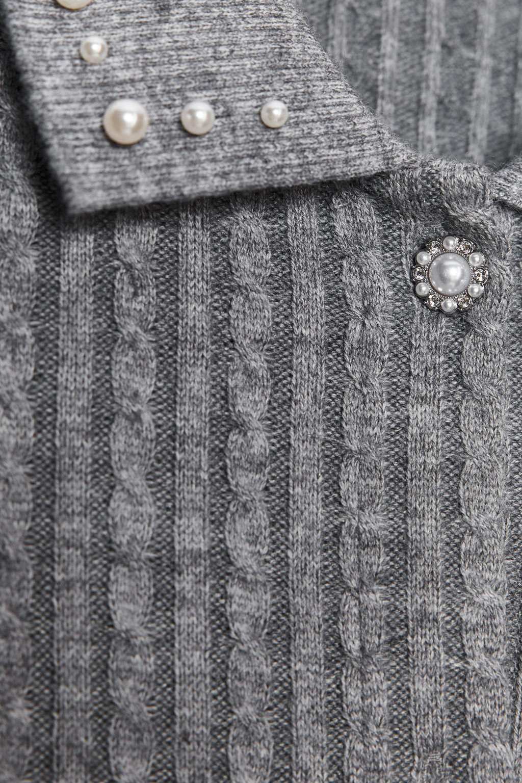 JEWEL COLLAR CUT-OUT CARDIGAN - Zara фото 8