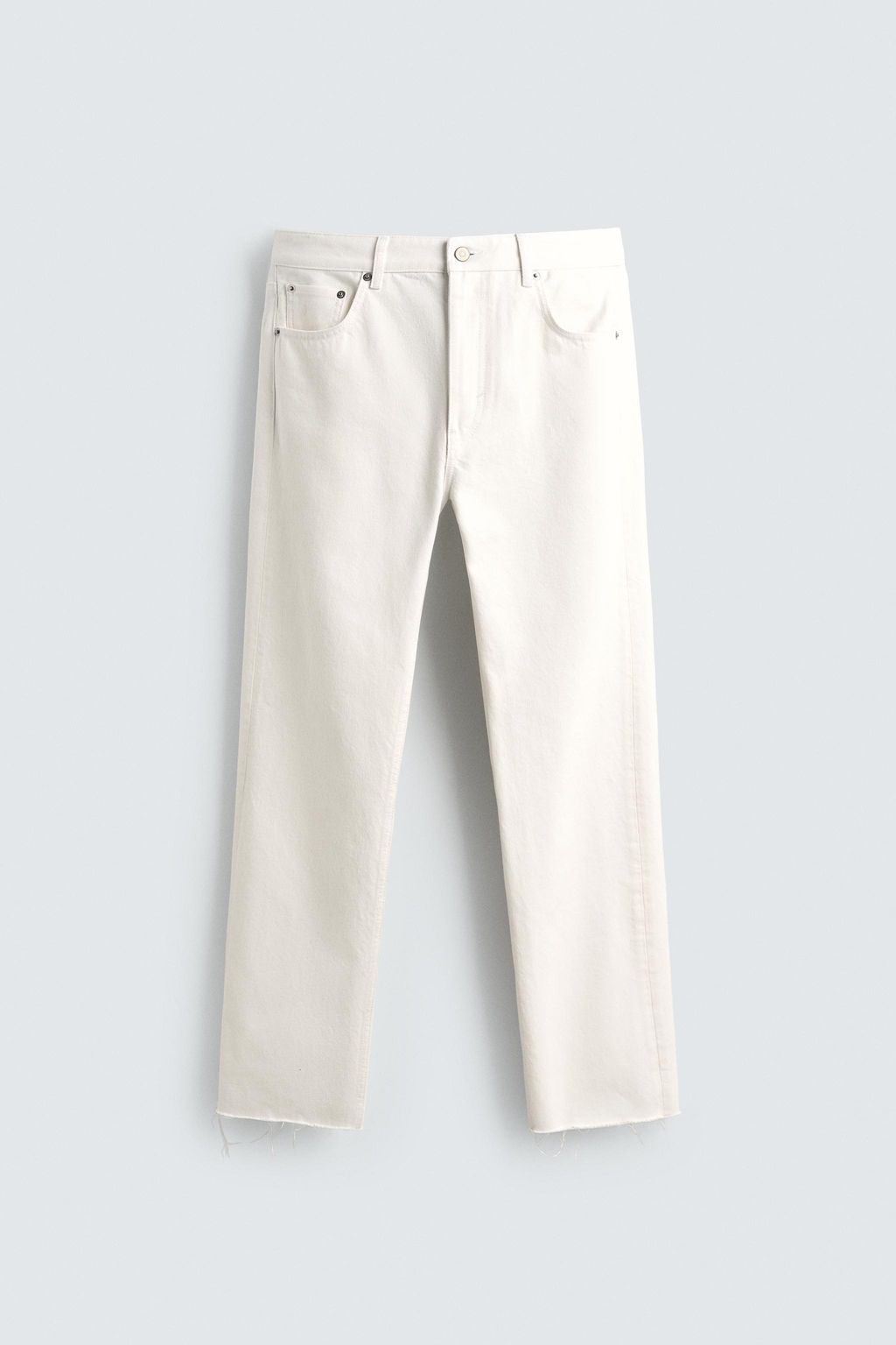 JEANS STRAIGHT FIT / Blanco - Zara фото 7