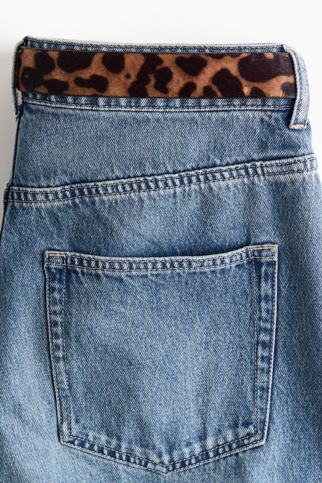 Wide High Waist Culotte Jeans - H&m фото 3