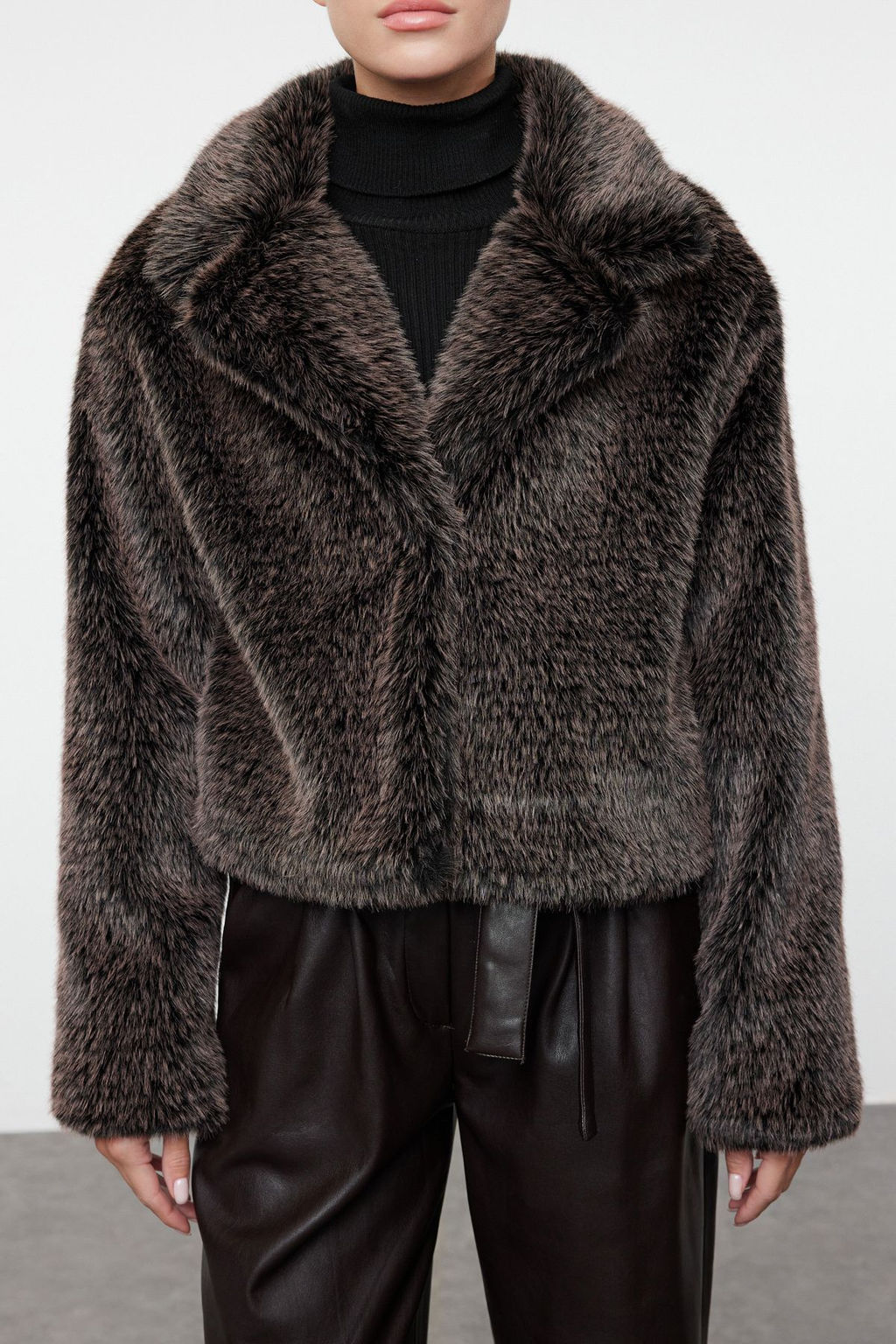 Koyu Kahverengi Regular Kal?p Kurk Mont TWOAW25MO00158 - Trendyolmilla фото 11