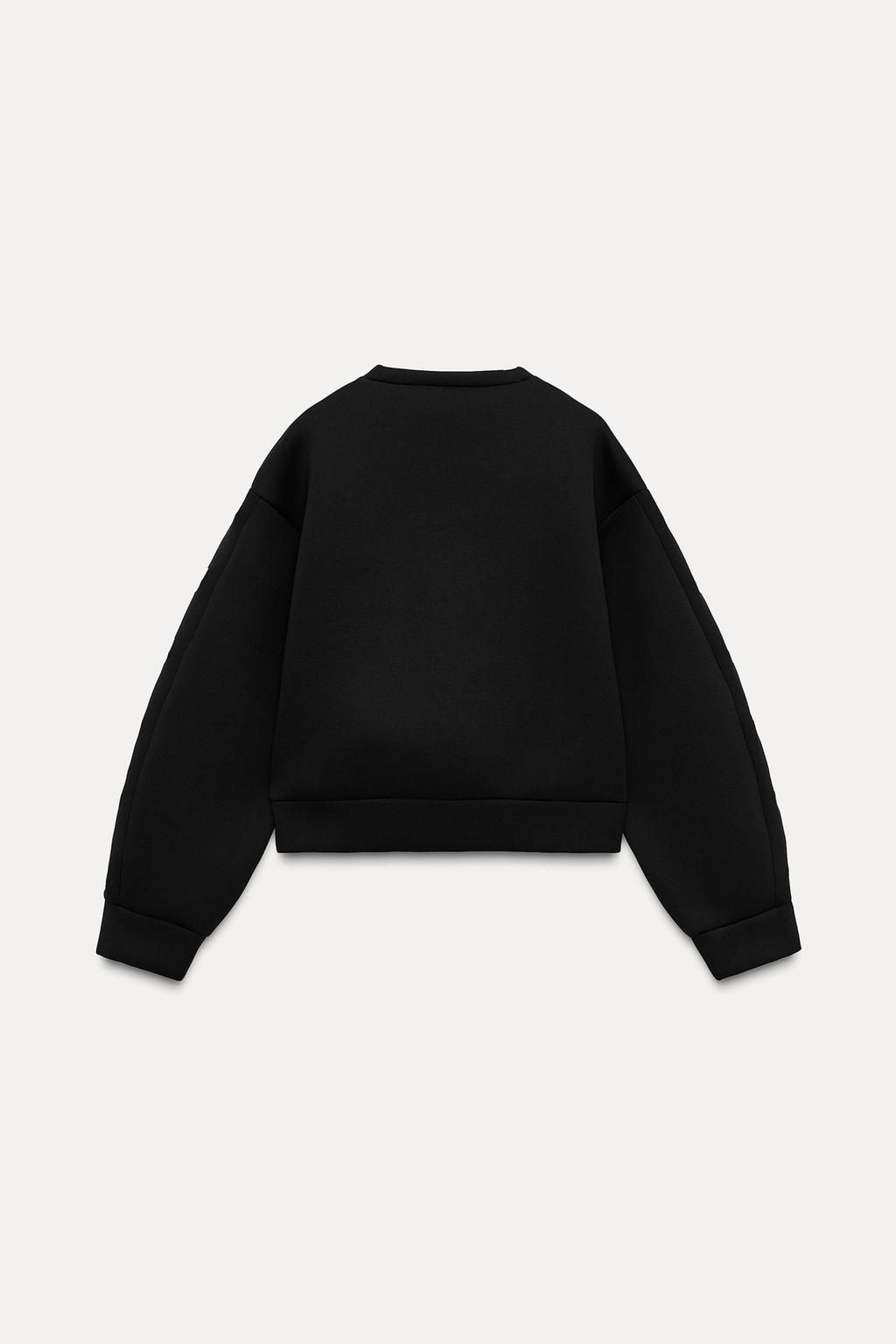 SCUBA-EFFECT SWEATSHIRT - Zara фото 5