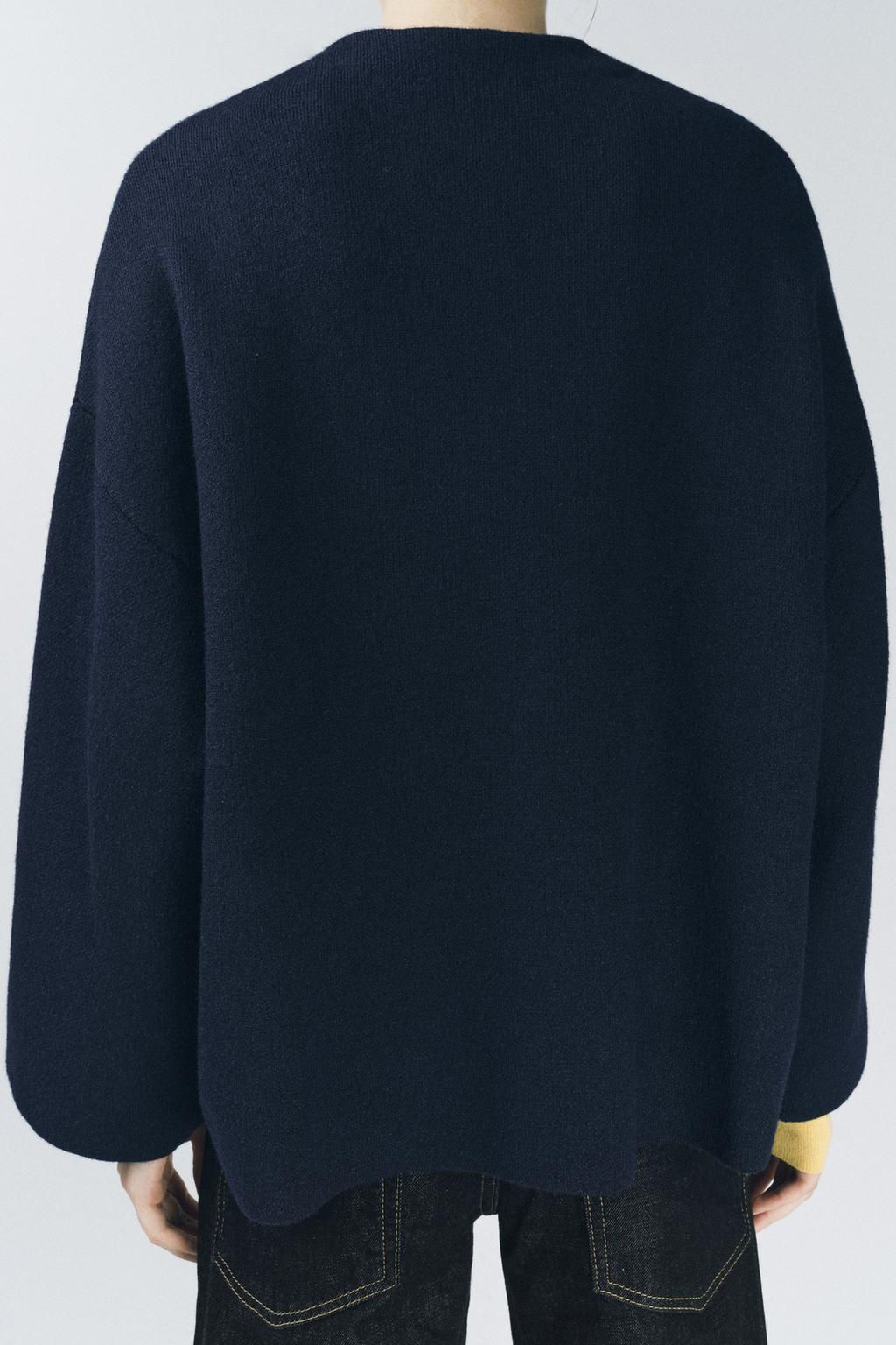 KNIT JACKET WITH METAL FASTENING - Zara фото 3