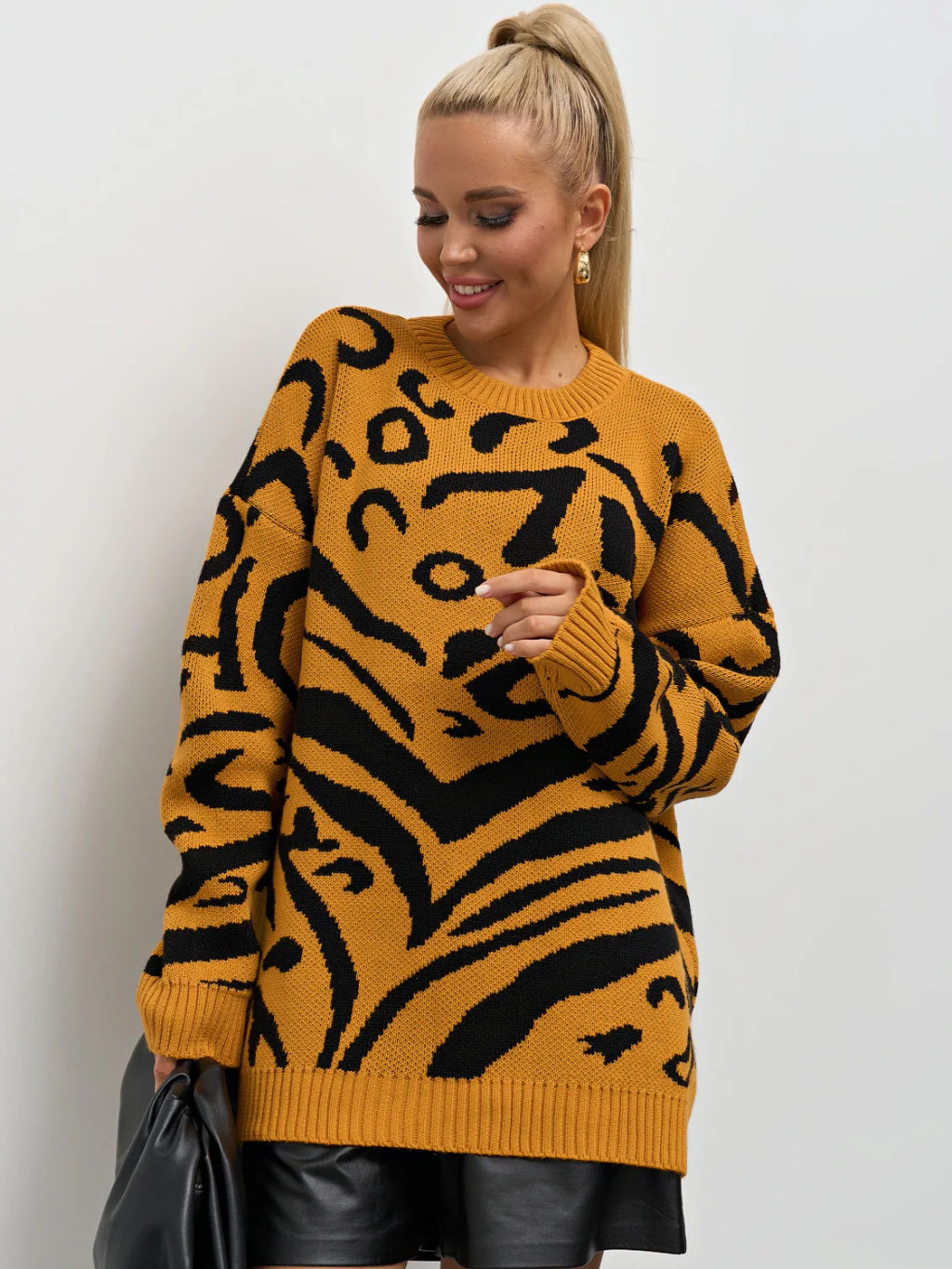 JETTY Туника вязаная оверсайз  фото 4