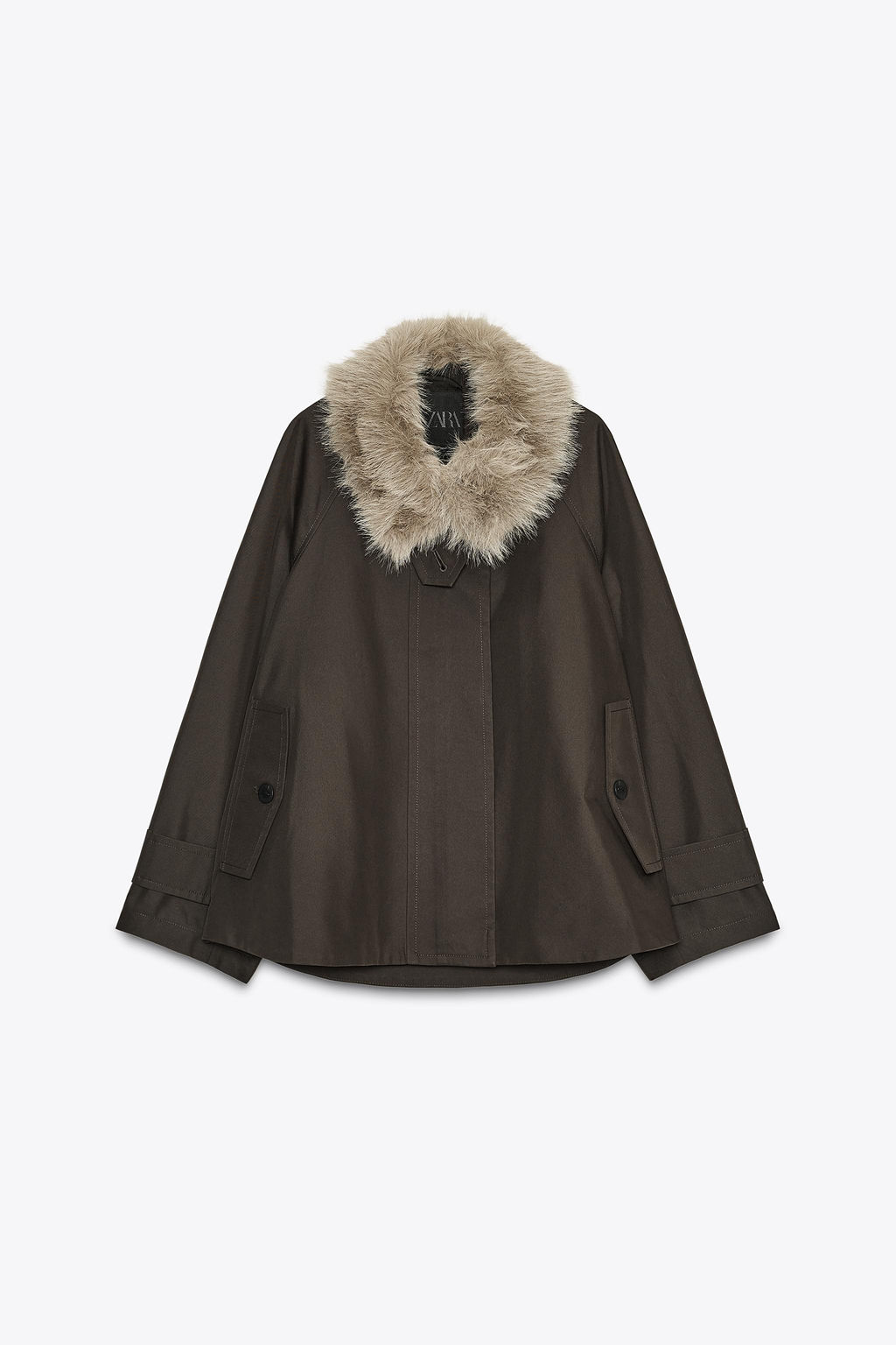 WATER-REPELLENT PARKA ZW COLLECTION - Zara фото 8