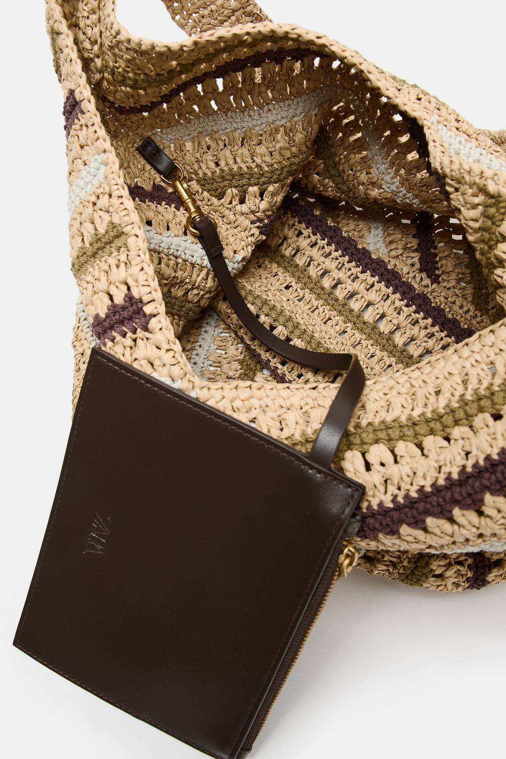 BRAIDED TOTE BAG - Zara фото 5
