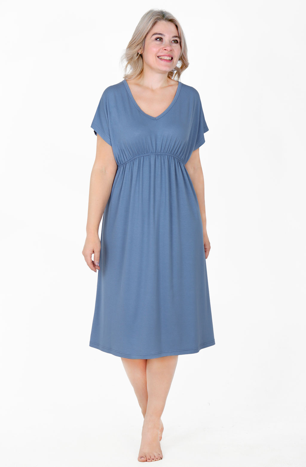 Сорочка Афина С-293 (46-62) вискоза - Лотос фото 7