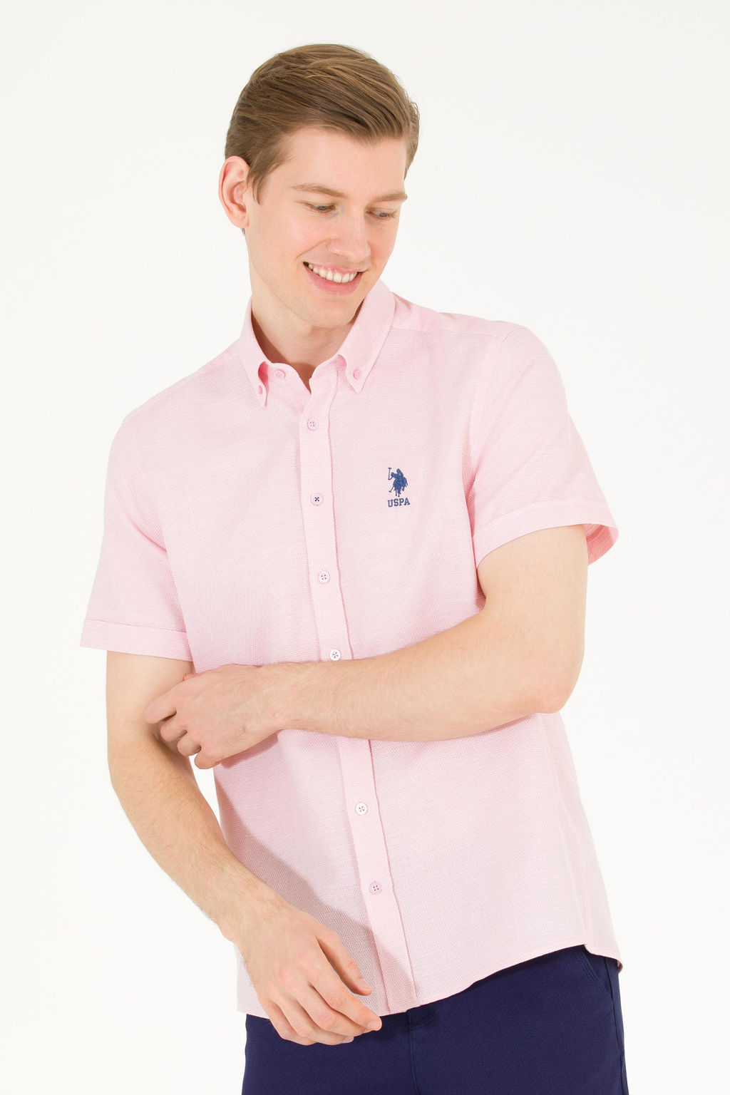 U. S. Polo Assn / Мужская рубашка Magnolia с коротким рукавом - U.s. polo assn фото 17
