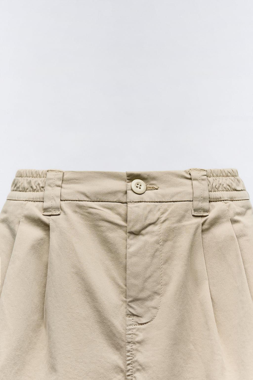 BARREL TROUSERS WITH POCKET - Zara фото 3