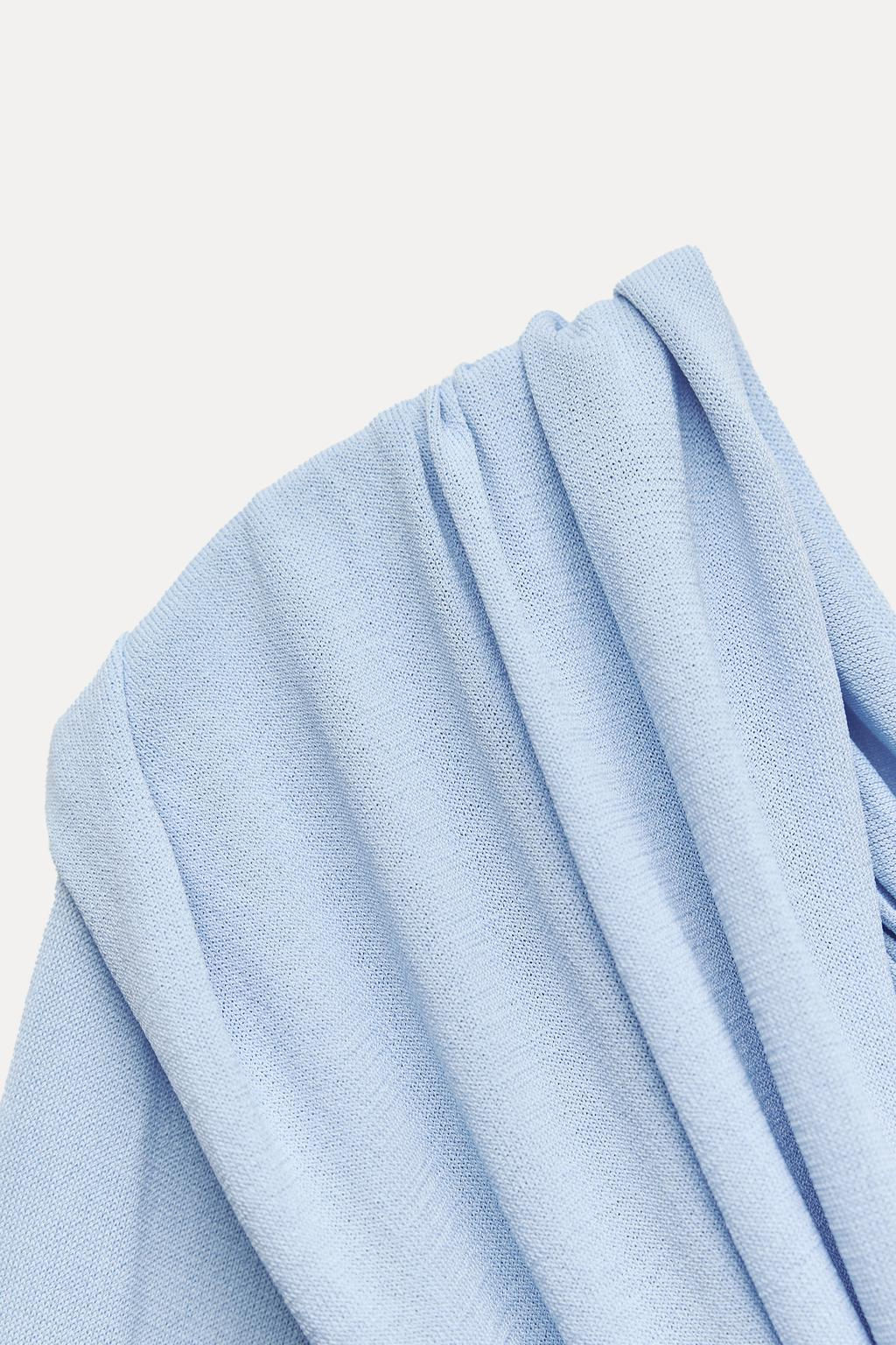 PLAIN KNIT MULTI-WAY TOP - Zara фото 8