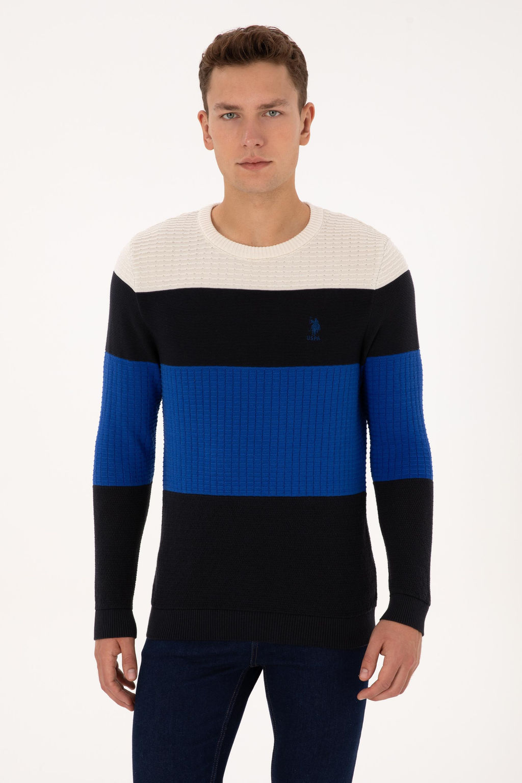 Erkek Lacivert Kazak