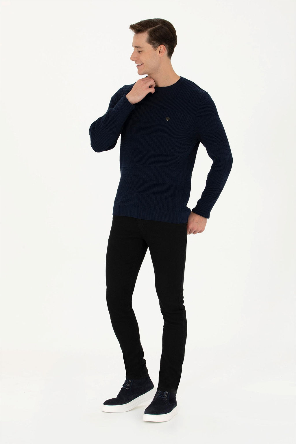 U. S. Polo Assn Мужской темно-синий свитер - U.s. polo assn фото 11