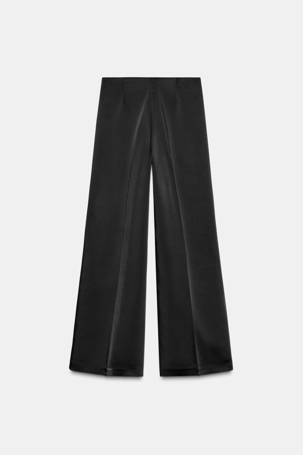 HIGH-WAIST SATIN TROUSERS - Zara фото 5