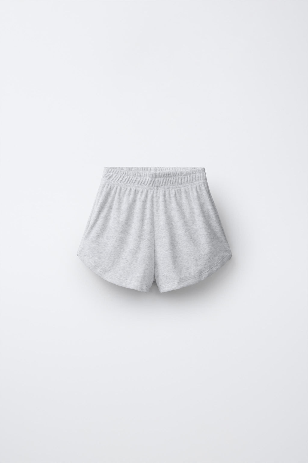 CONJUNTO CAMISETA Y BERMUDA EFECTO TOALLA / Gris vigor?