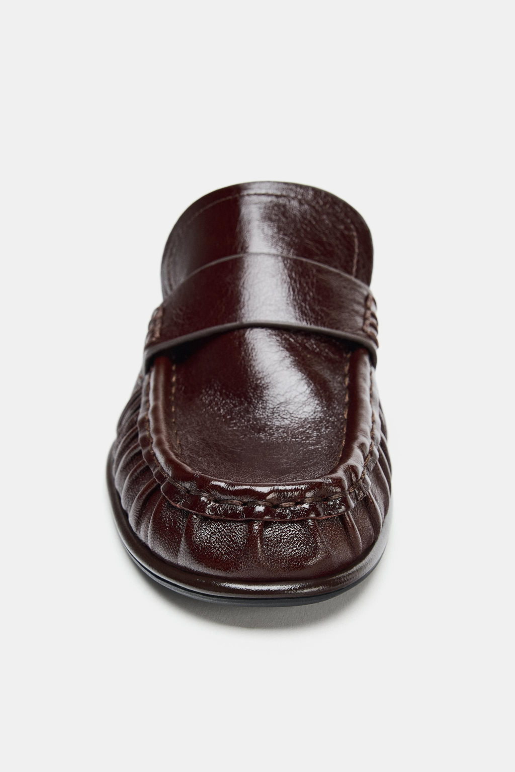 LEATHER MULE LOAFERS - Zara фото 4