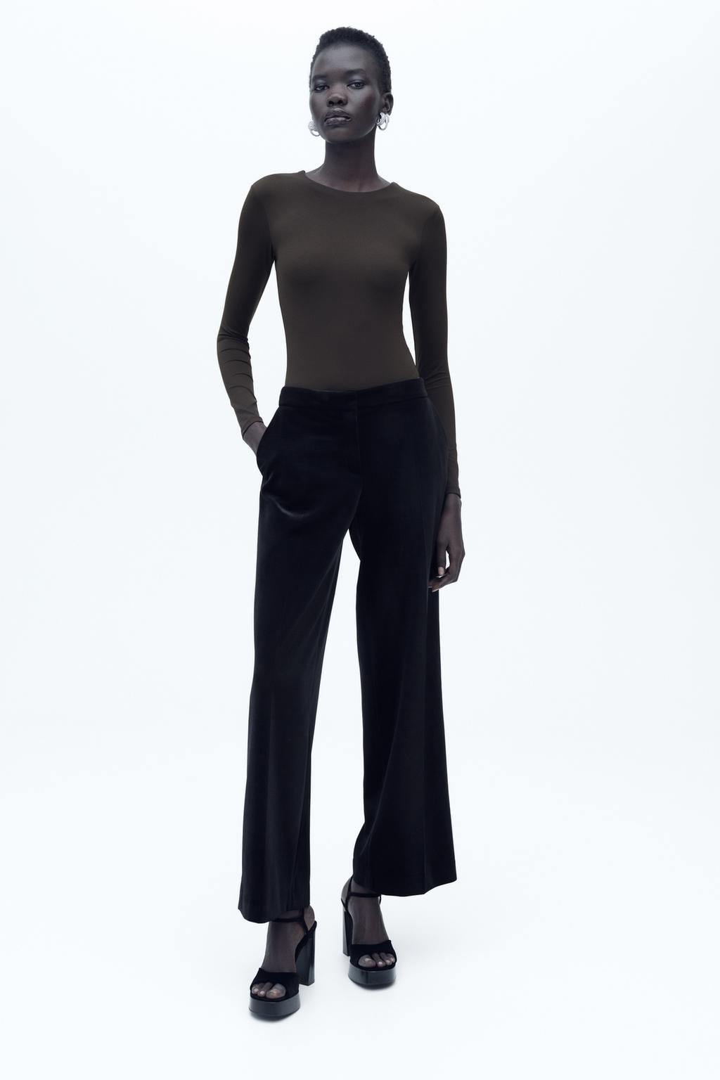 LONG SLEEVE POLYAMIDE BODYSUIT - Zara фото 17