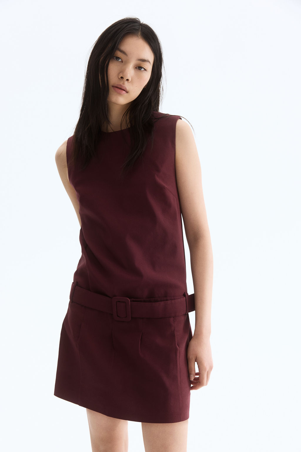 Vestido recto con cintur?n - H&m фото 2